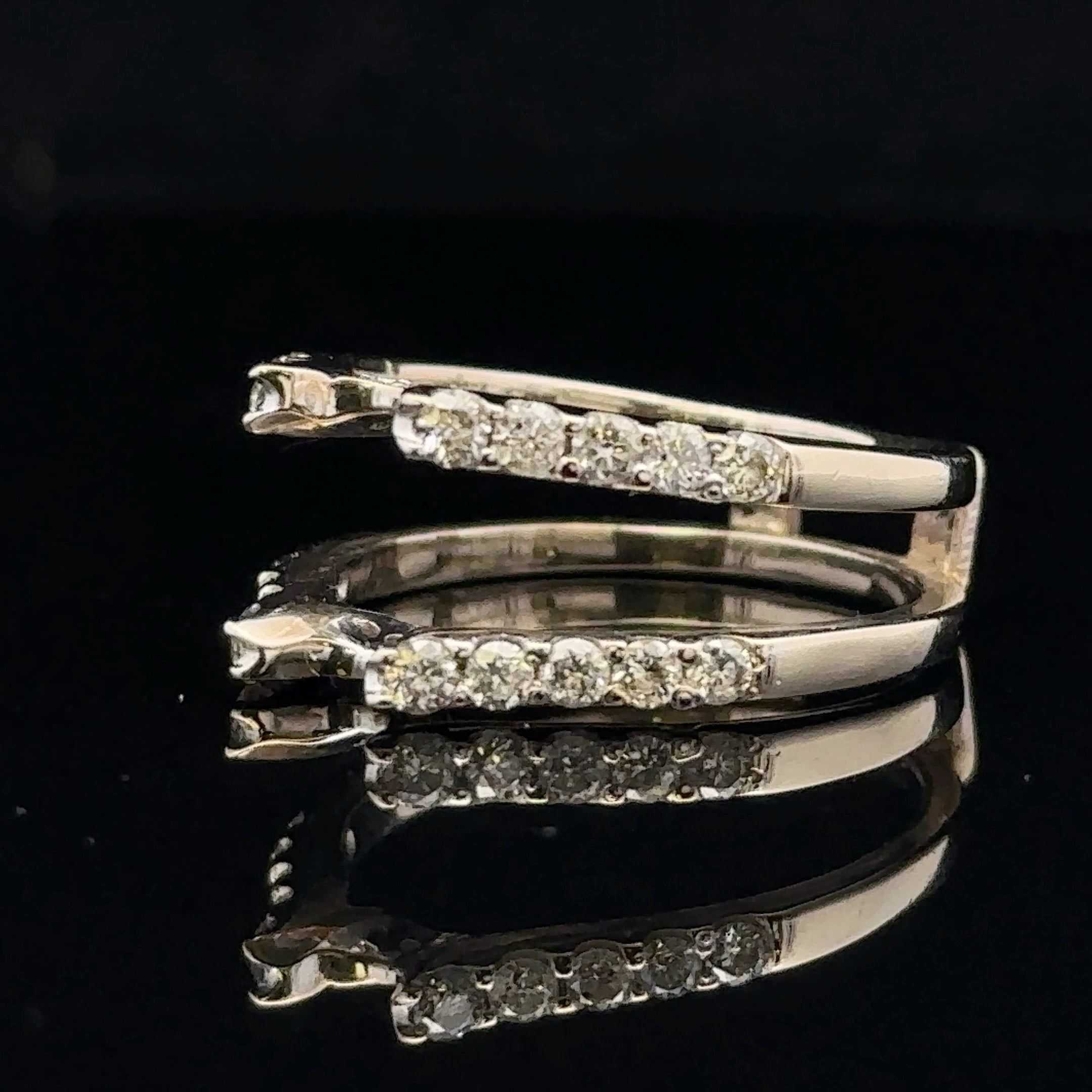 Alanna 14K Yellow Gold .80 CTW Diamond Guard Ring