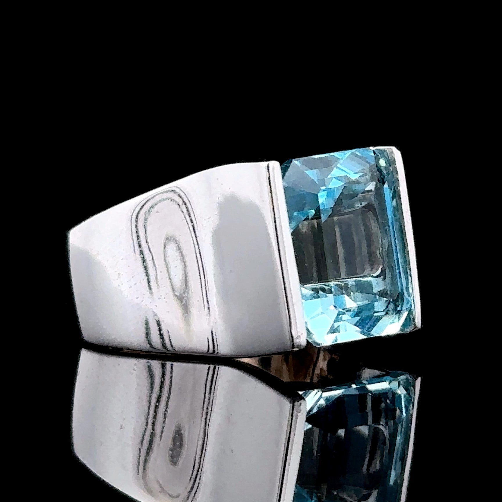 Aggie Blue Topaz Ring