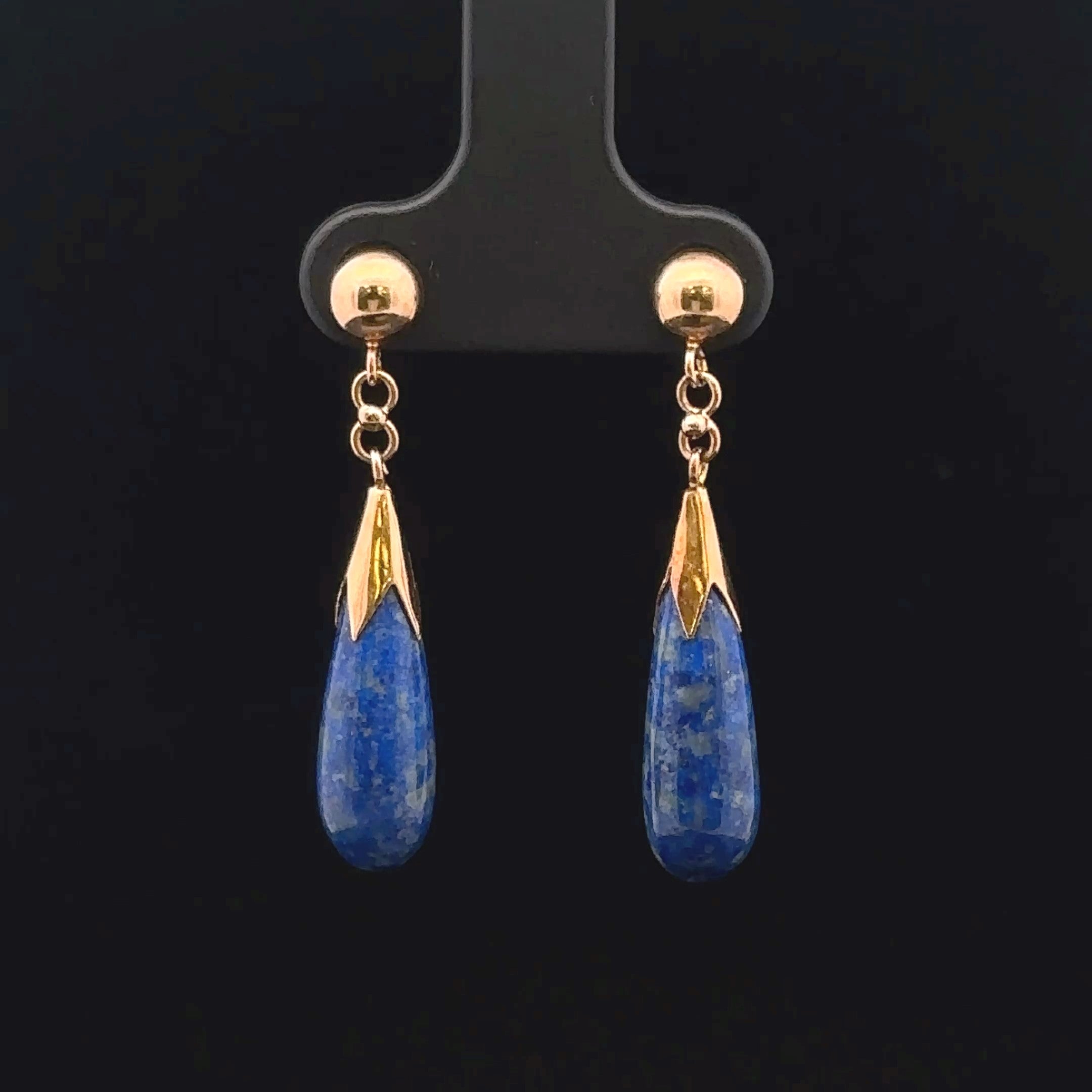 Arden Lapis Briolette Earrings