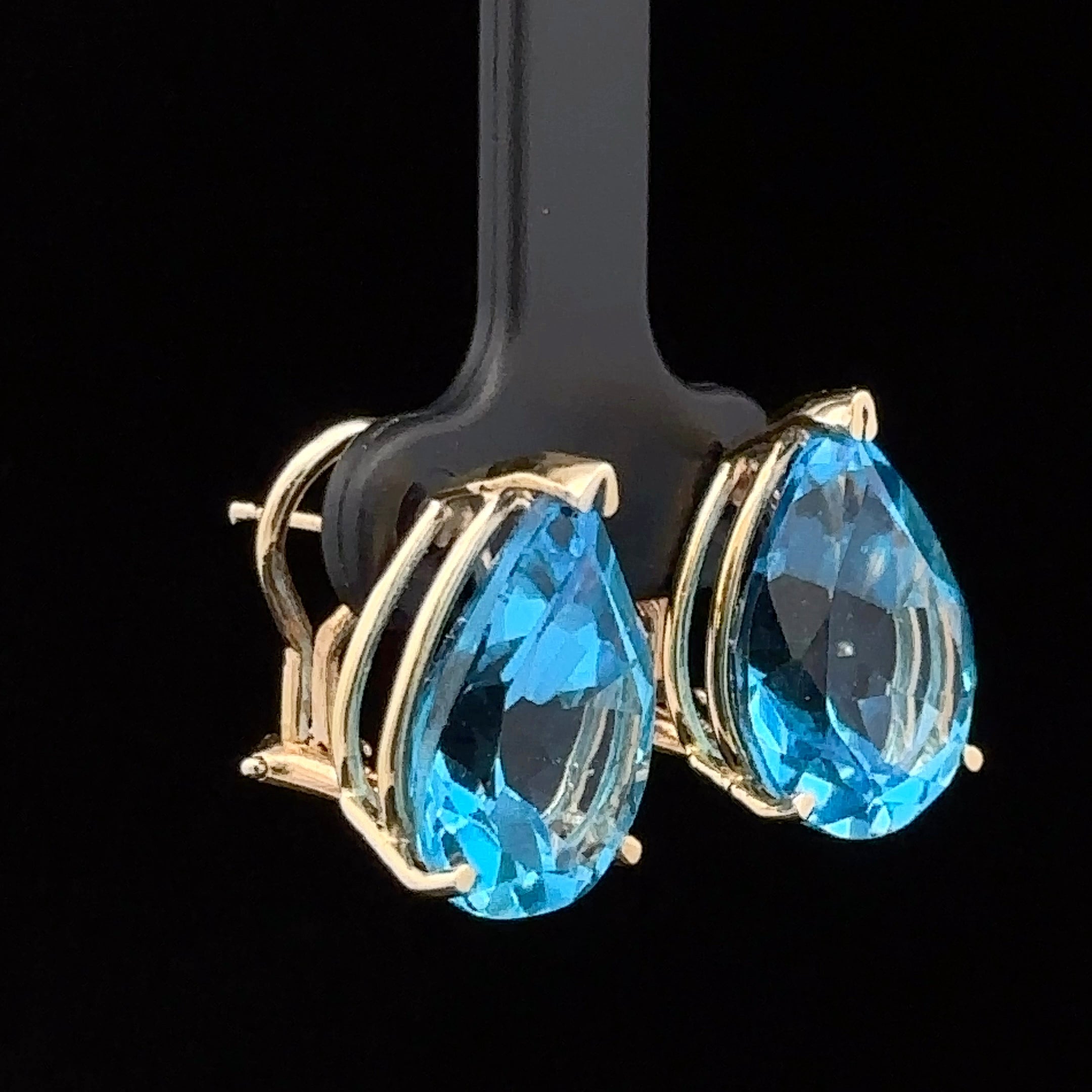 Jane Blue Topaz Earrings