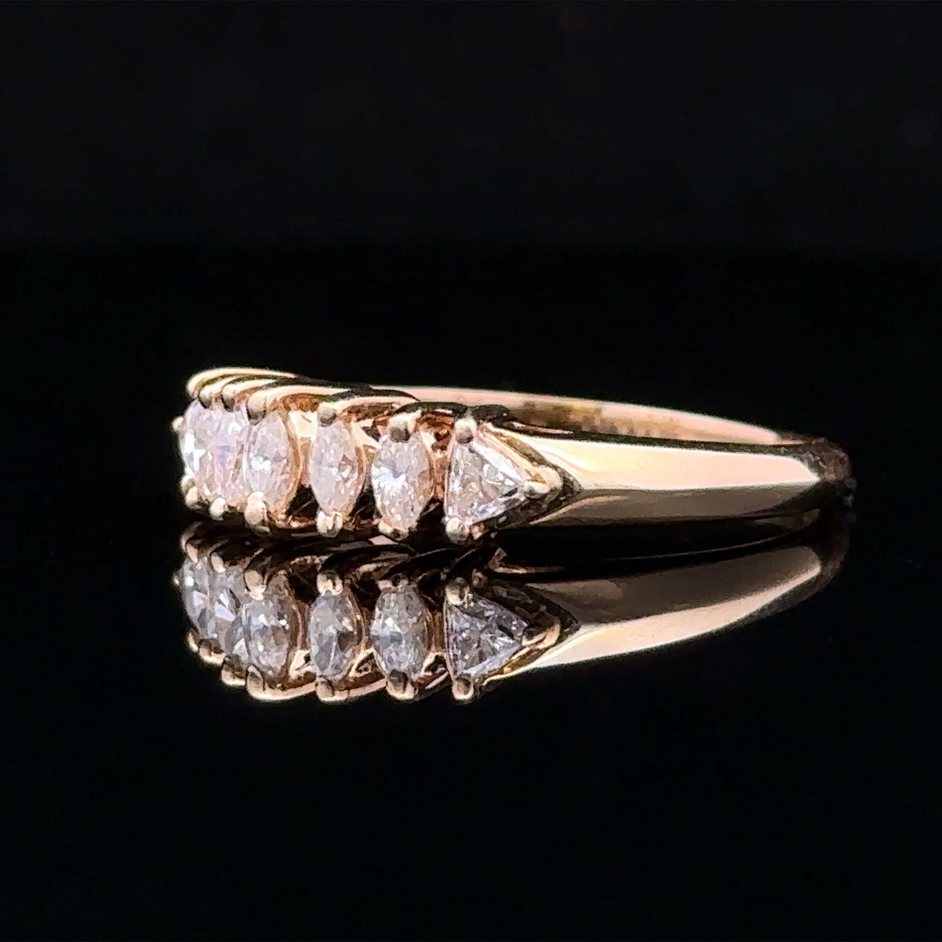 Athena yellow gold fashion ring size 8