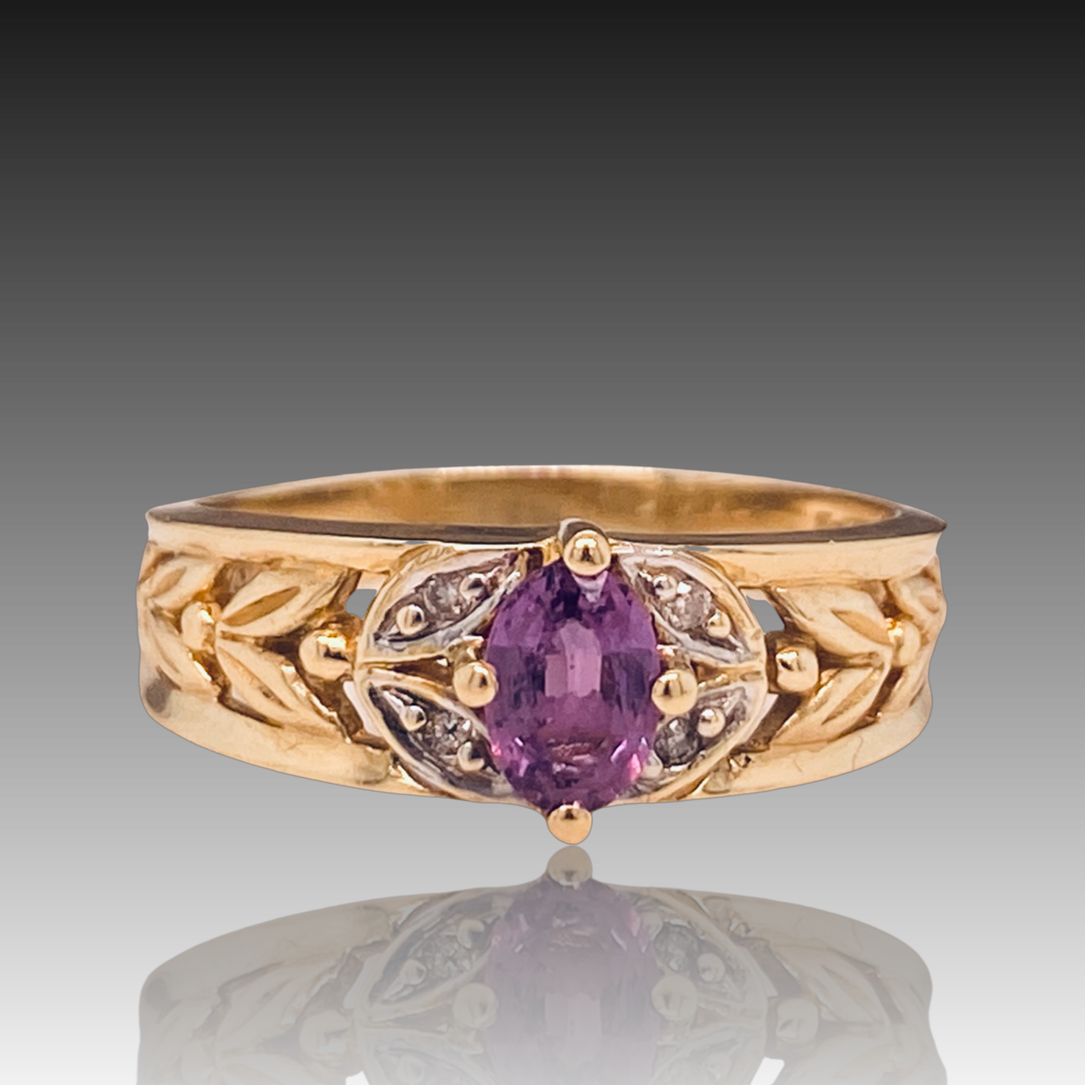 Luisa Amethyst Ring