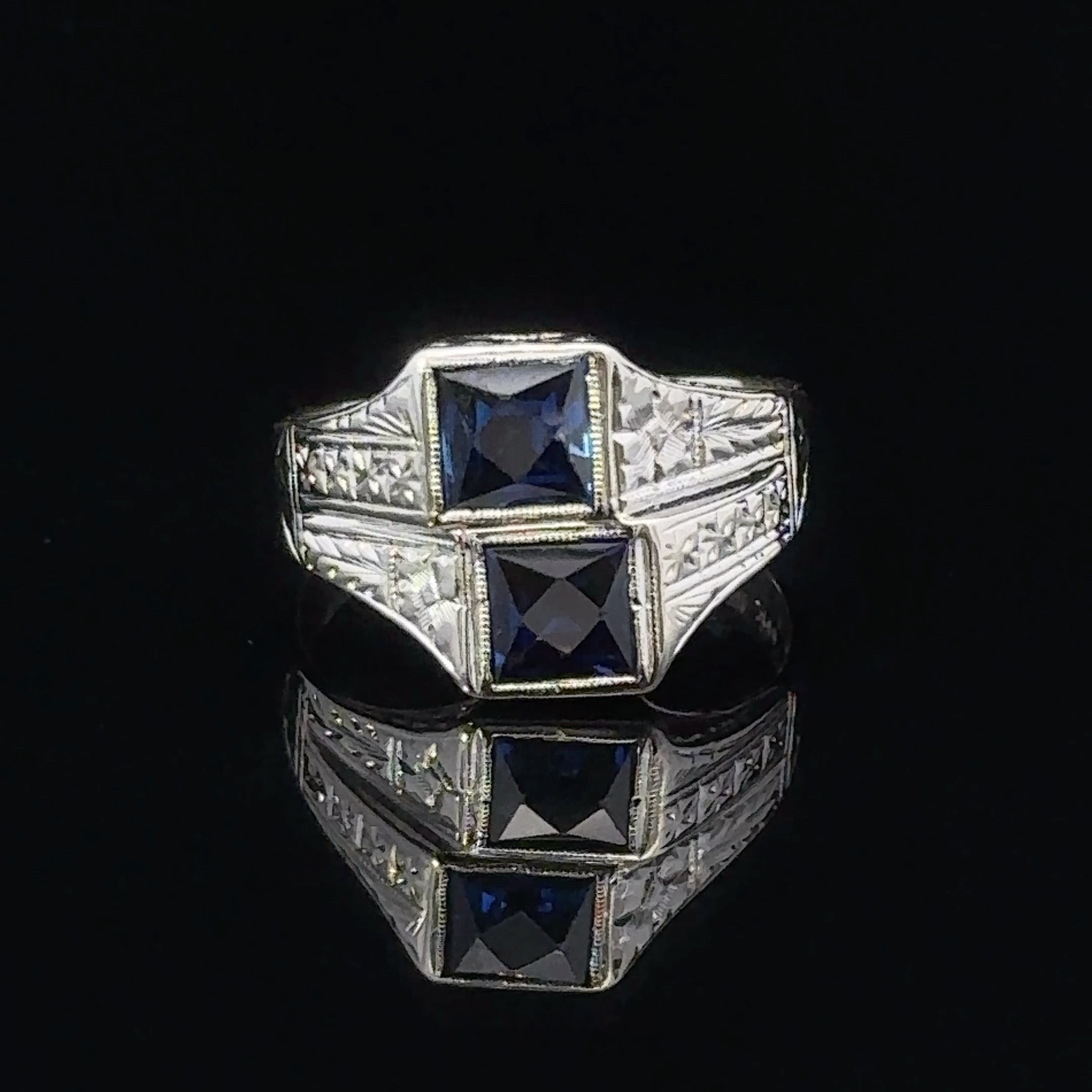 Meredith Antique Sapphire Ring