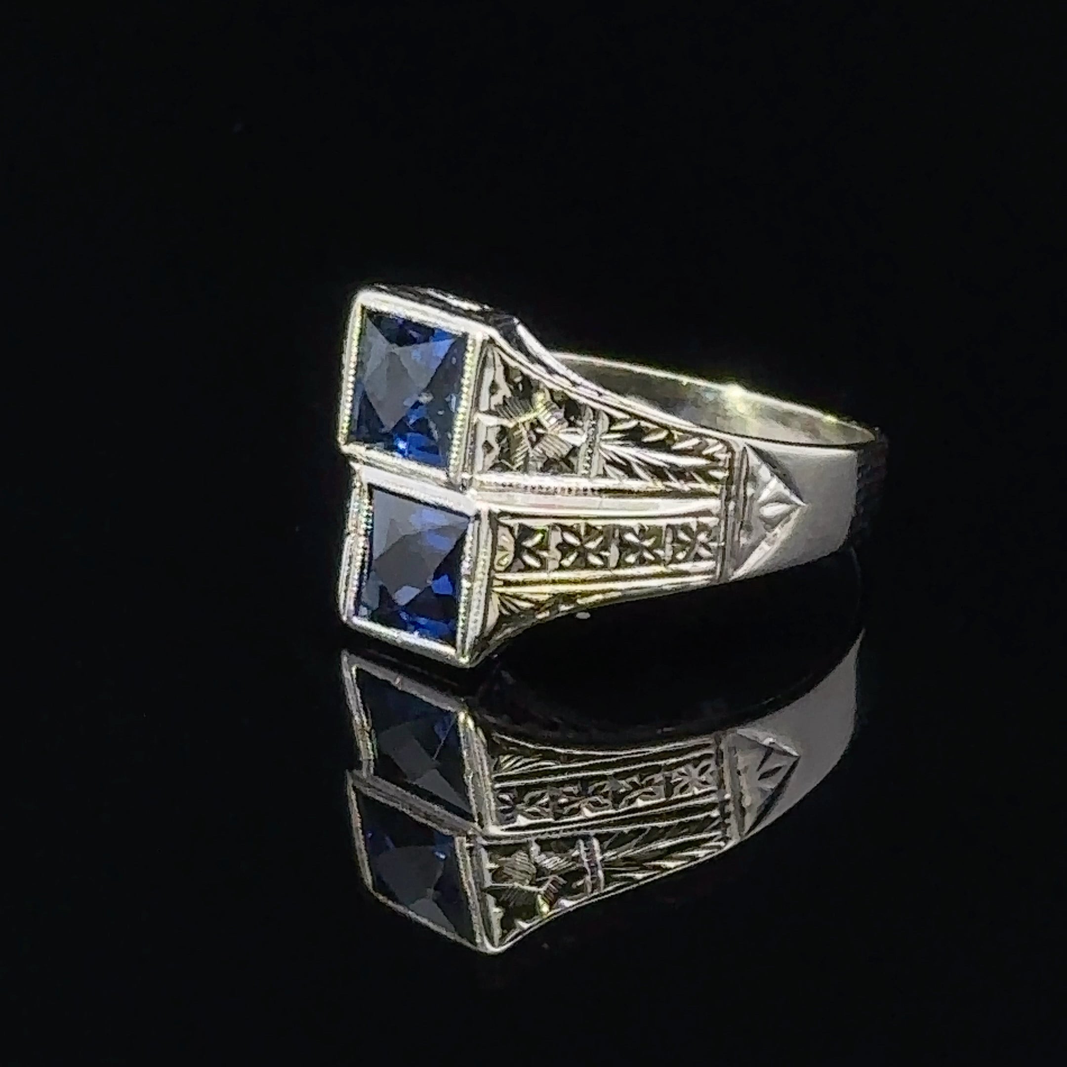 Meredith Antique Sapphire Ring