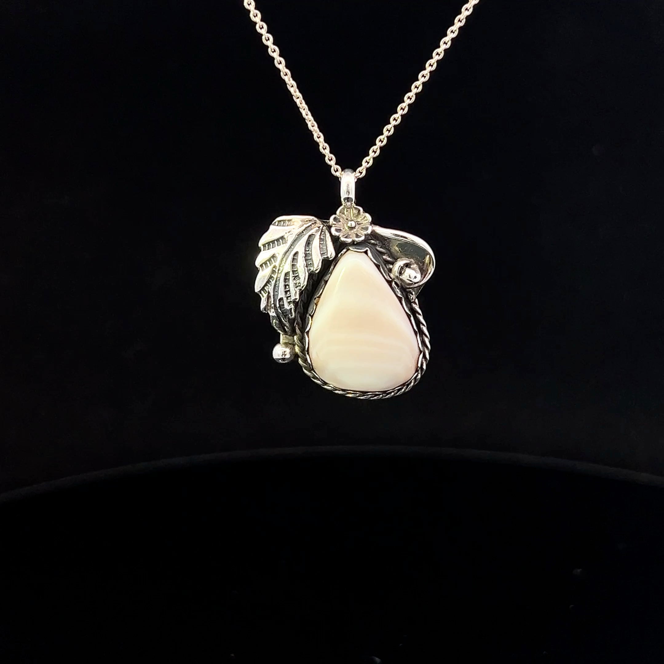 Jane S/S Mother of Pearl Sterling Necklace
