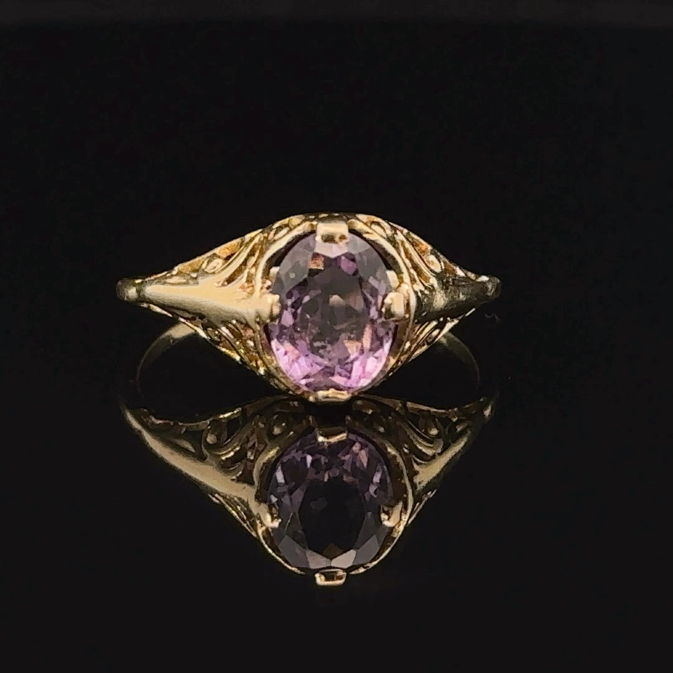 Johanna Amethyst Ring