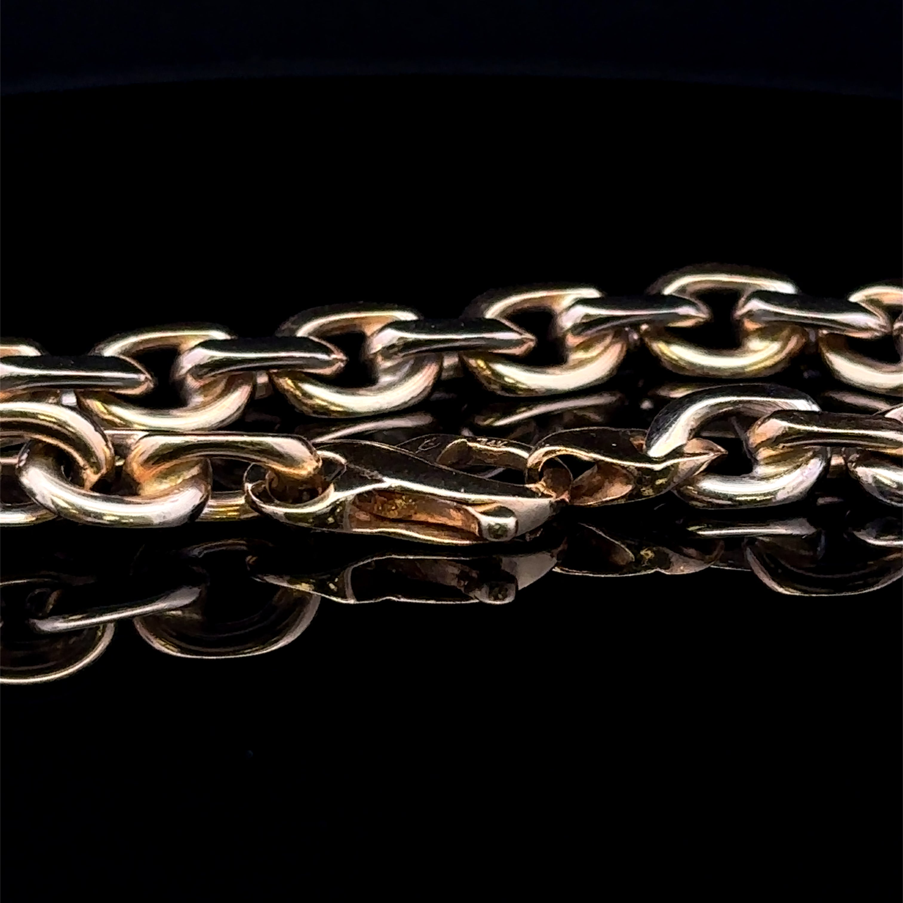 Ronnie 14KTT 8.5'' Heavy Cable Bracelet