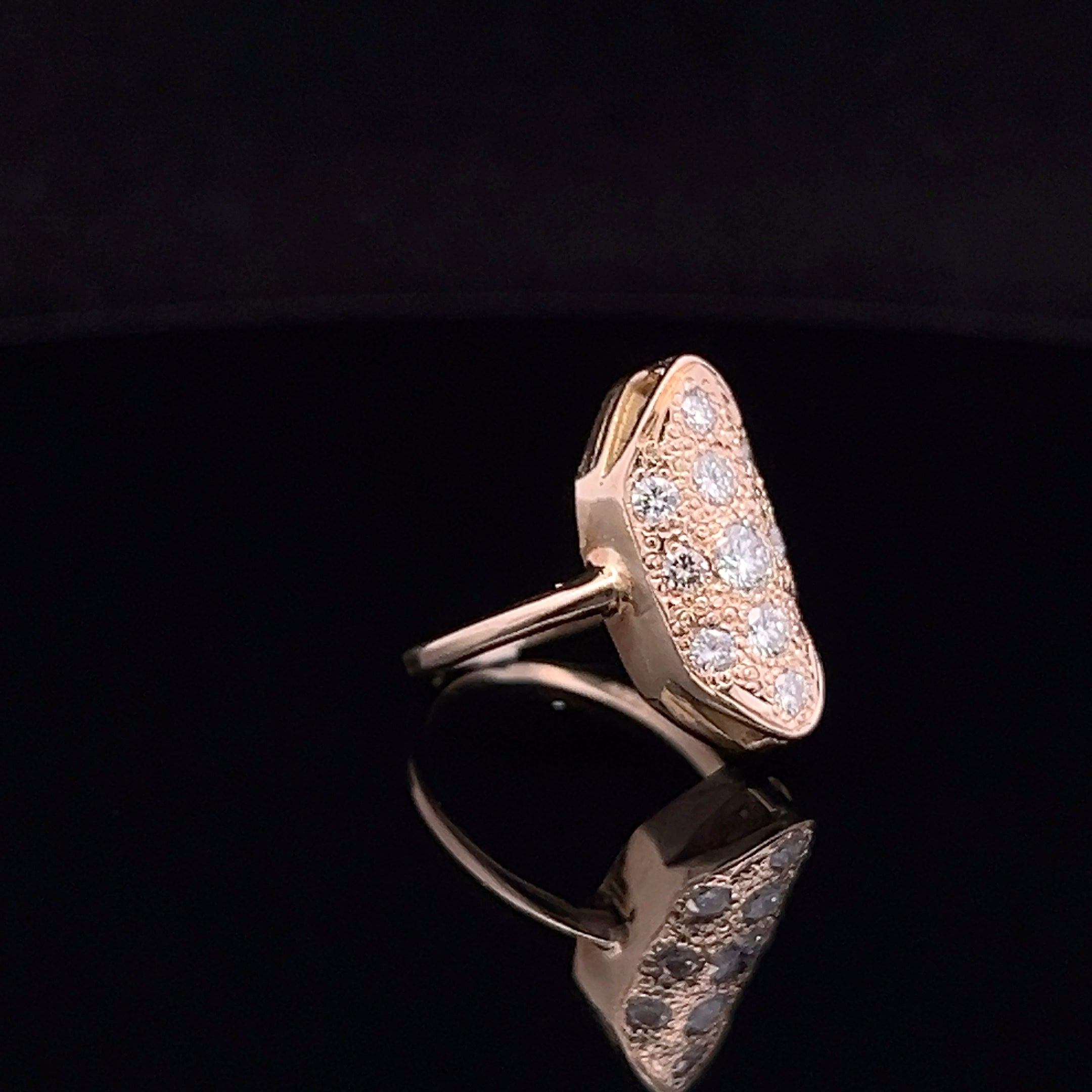 Kaitlyn 14KY Vintage Diamond Ring