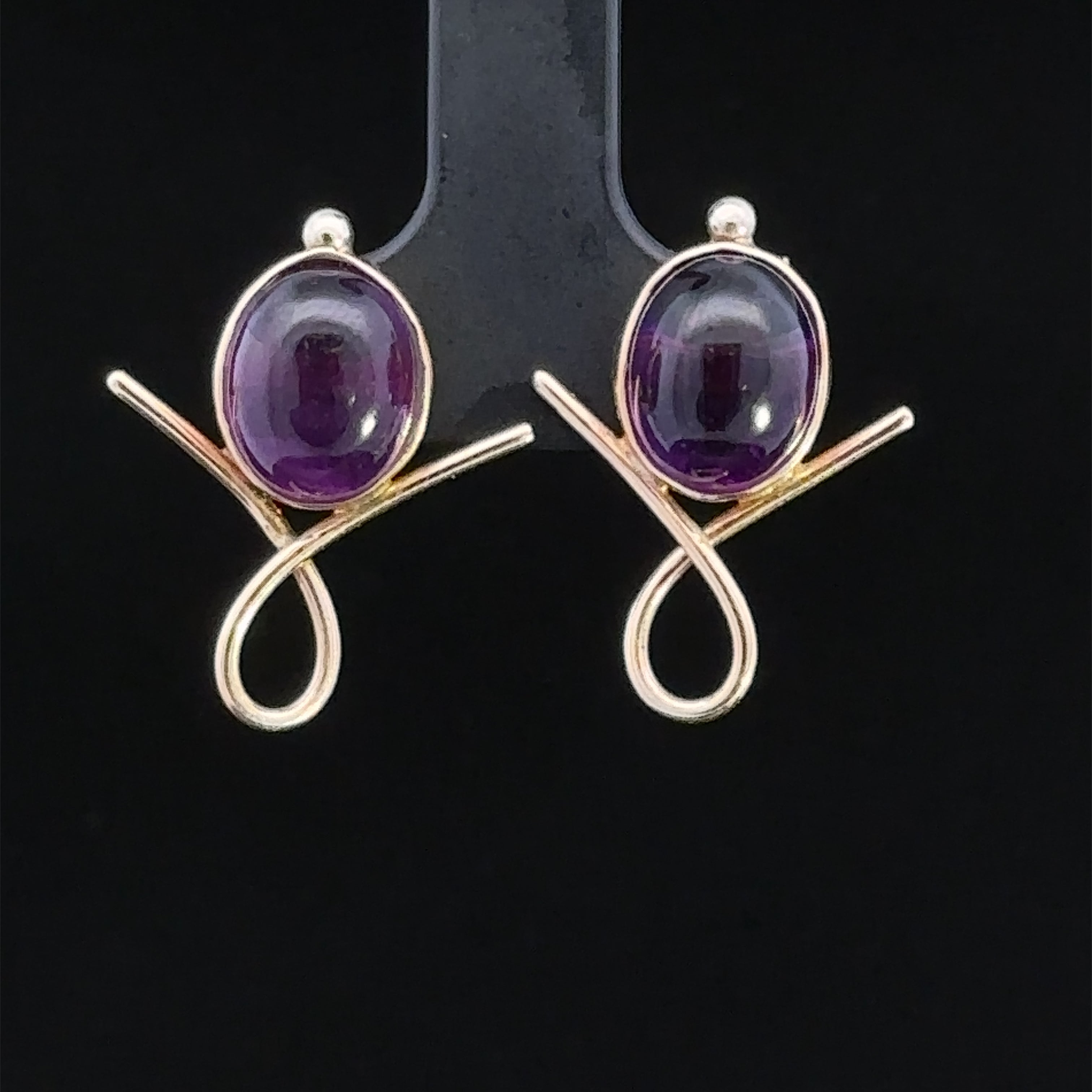 Myah Amethyst Earrings