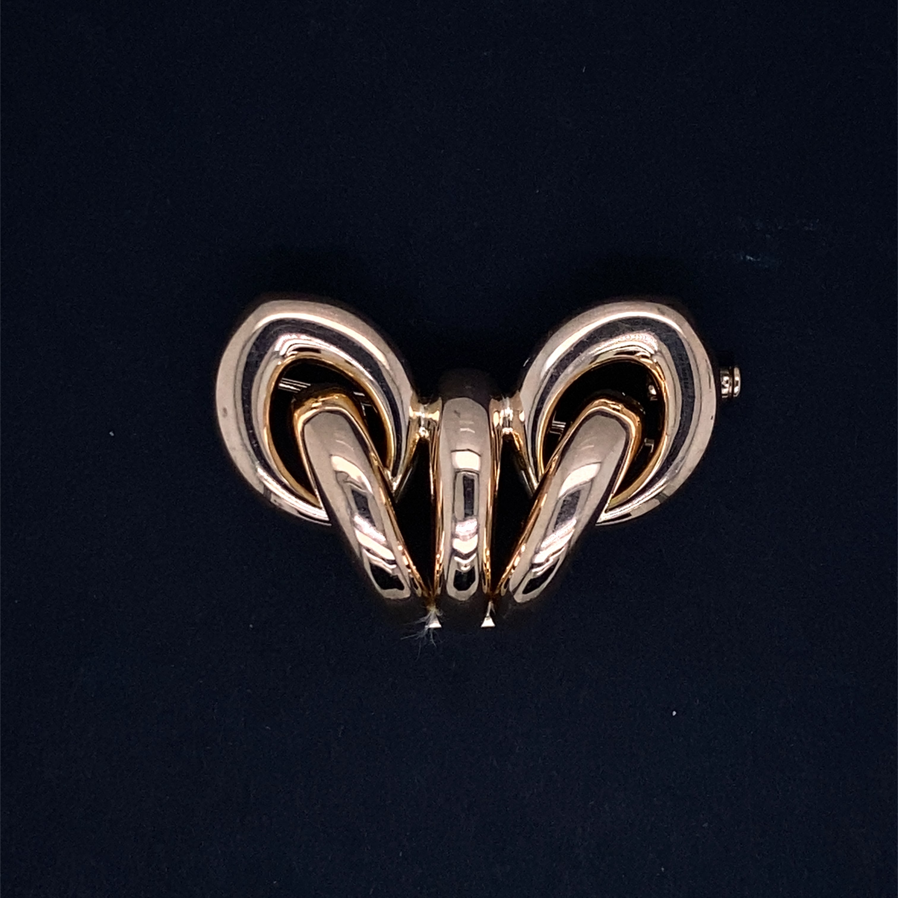 Abigail 14K Yellow Gold Freeform Pin