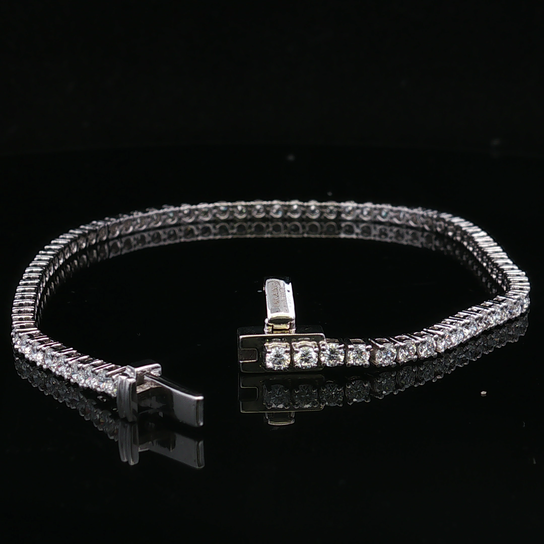 Jovie 14KW Lab Grown Diamond Tennis Bracelet