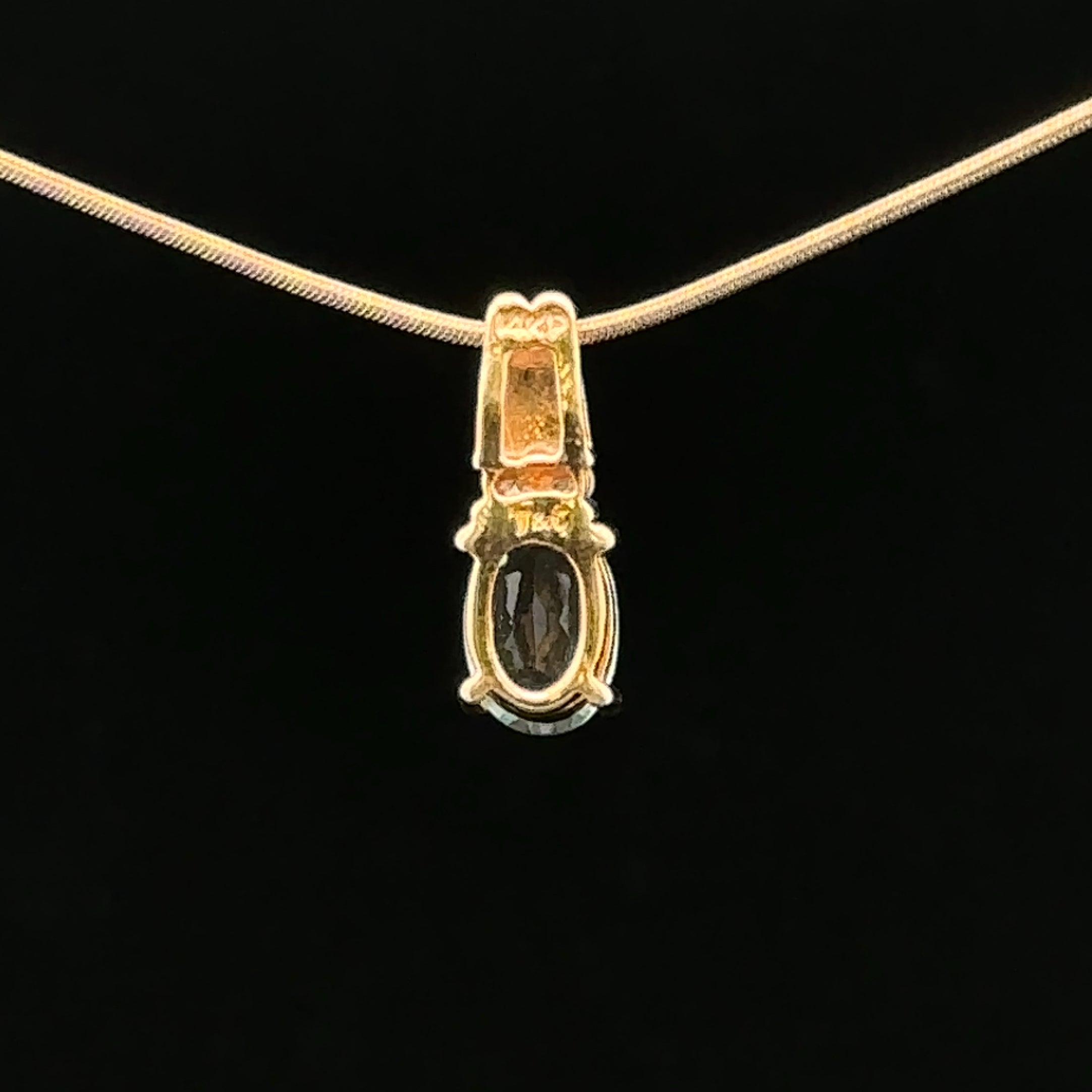 Sibil 14K Yellow Gold Aquamarine & Diamond Accent Pendant