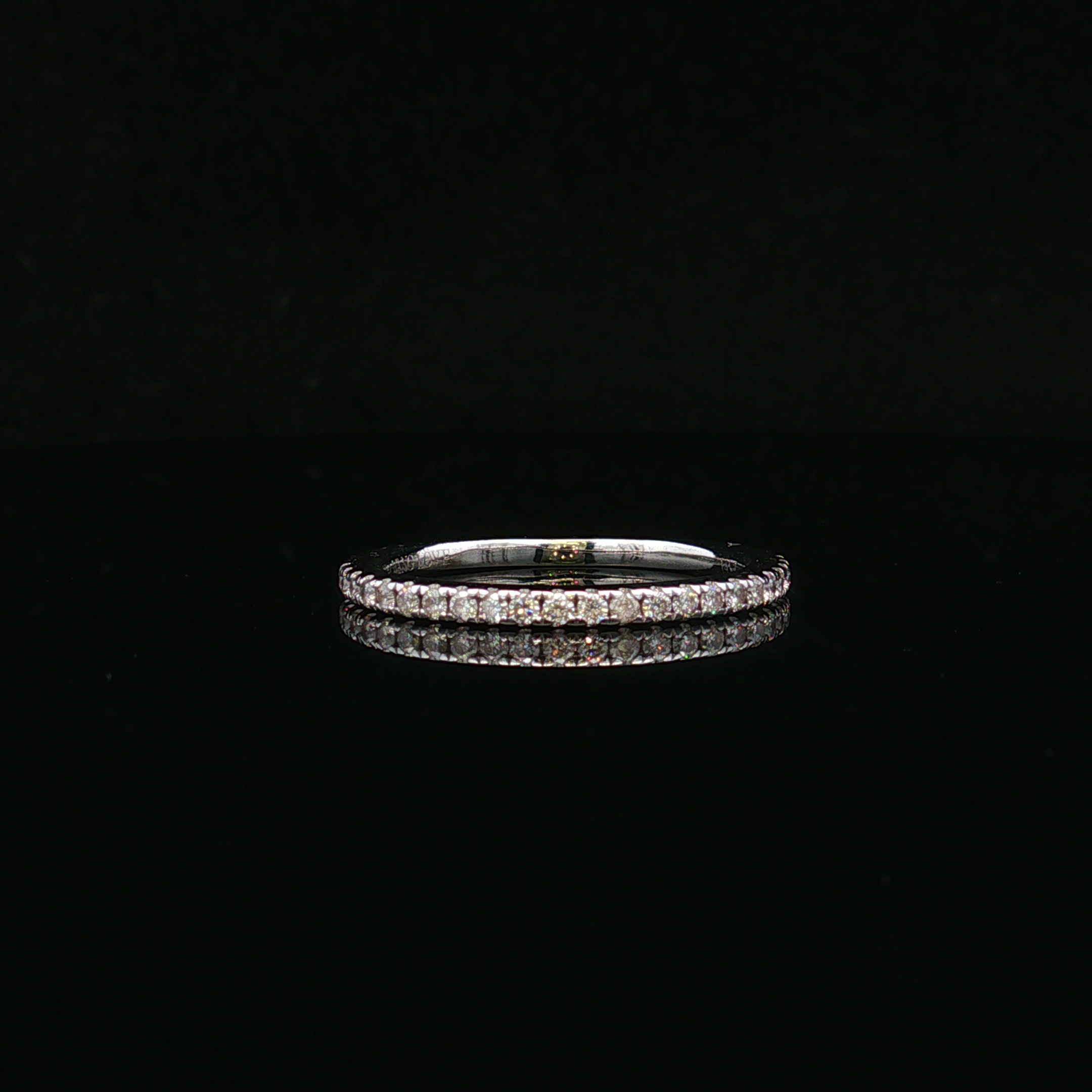 Jovielyn 14K White Gold .23 CTW Diamond Band by Vera Wang