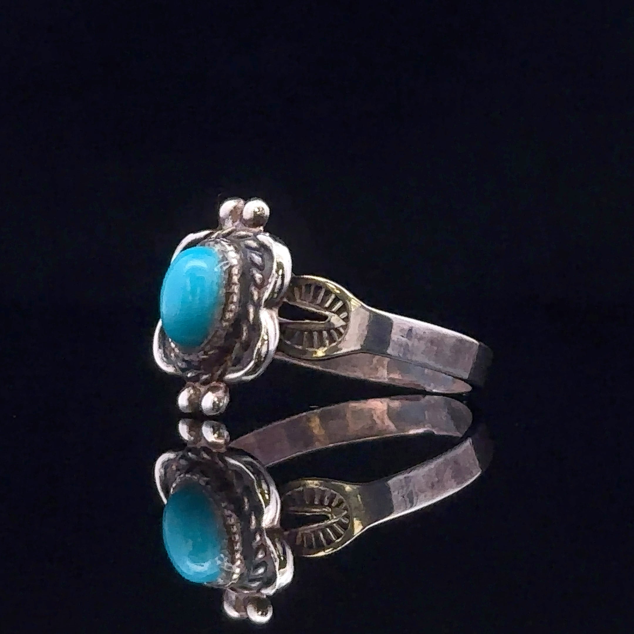 Nia Sterling Silver Western Turquoise Ring