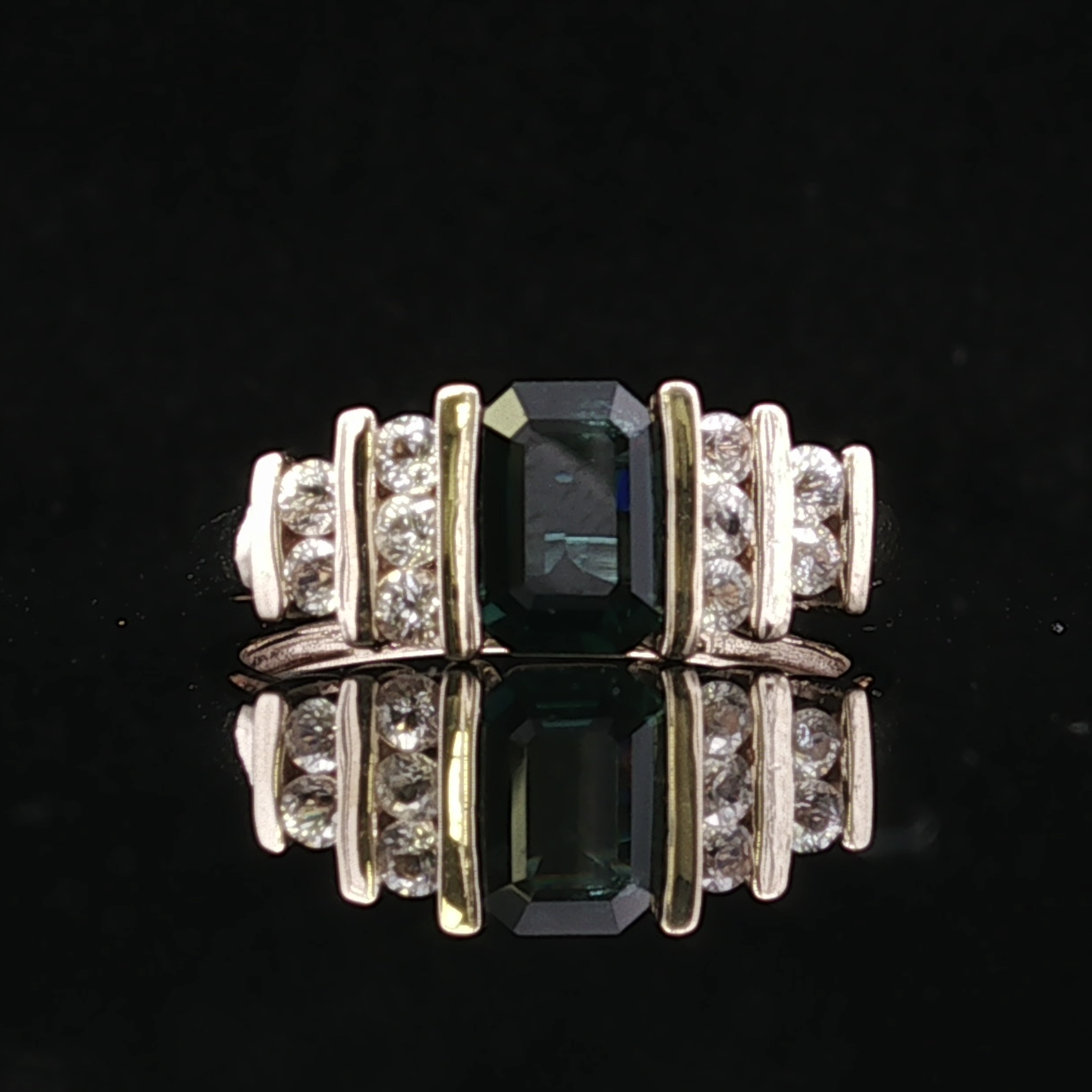Marjorie 10K Yellow Gold Sapphire Ring