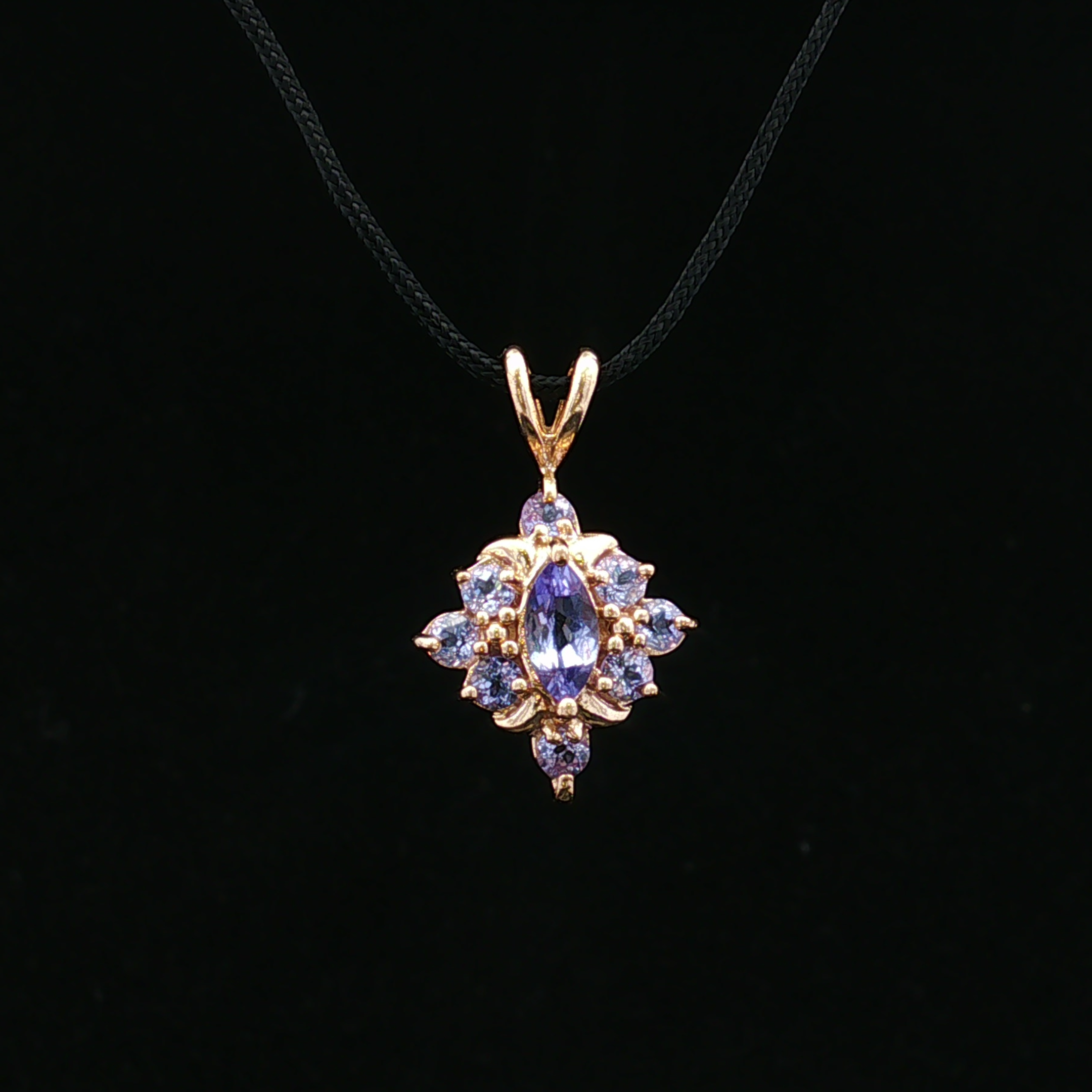 Quinna 14KY .65 CTW Tanzanite Pendant
