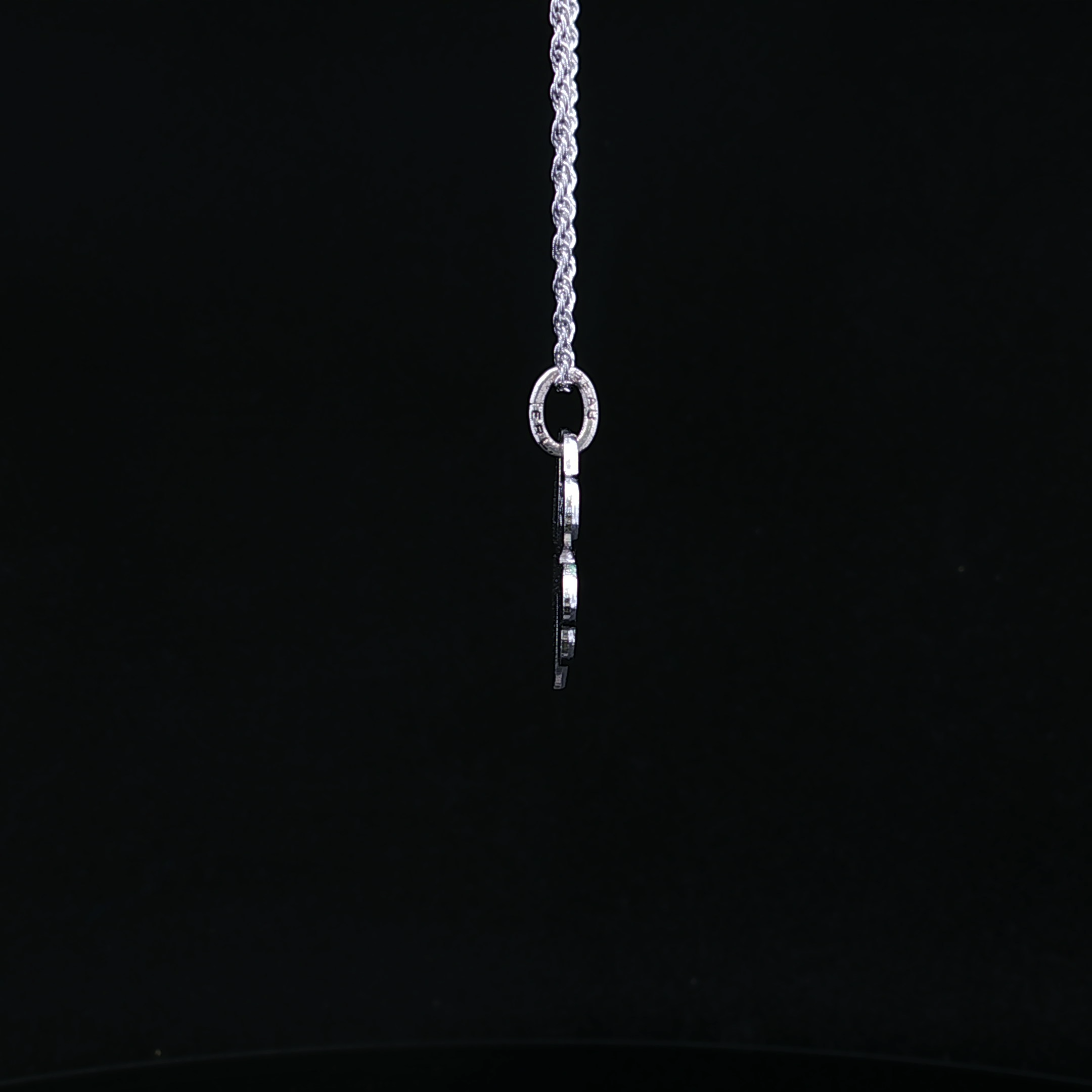 Lucky Sterling Silver 4 Leaf Clover Necklace – 18"