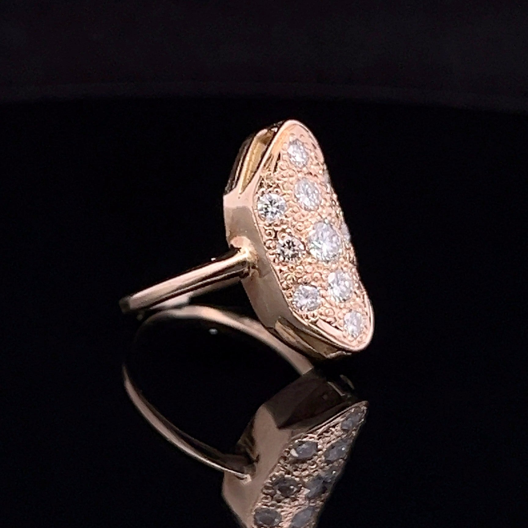 Kaitlyn 14KY Vintage Diamond Ring