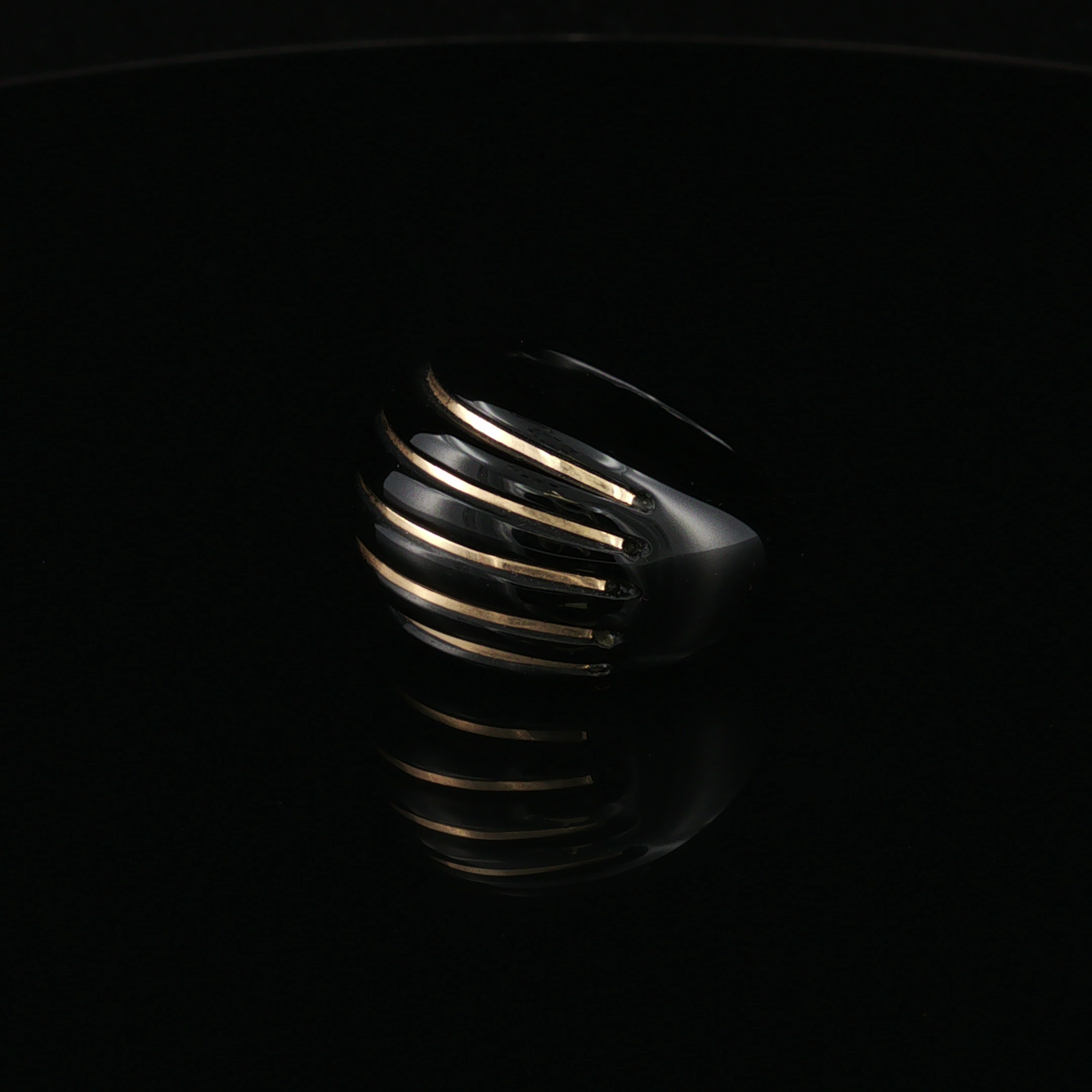 14KY Marceline Milor Italy Onyx Ring