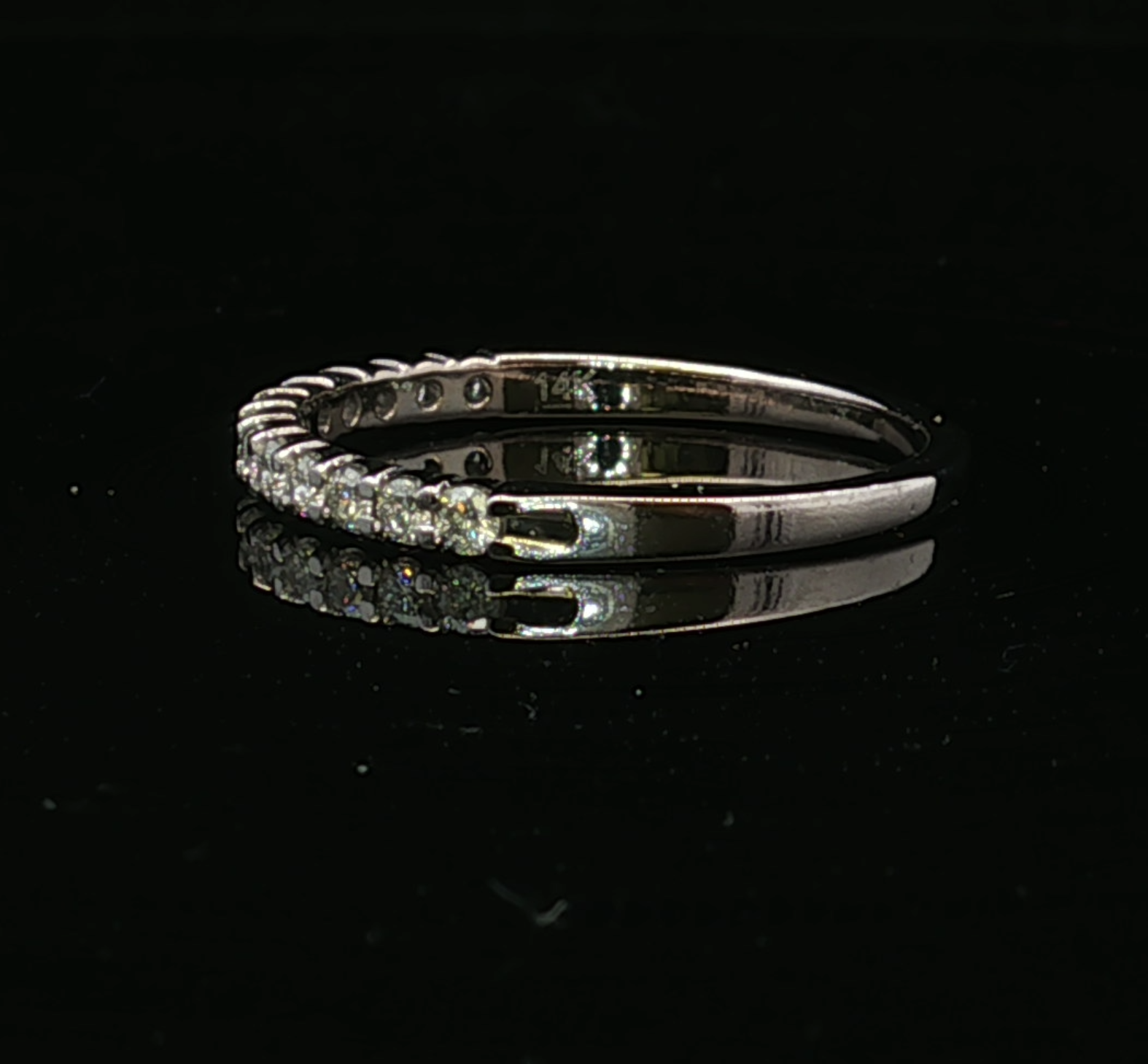 Andi 14K White Gold .26CTW Diamond Band
