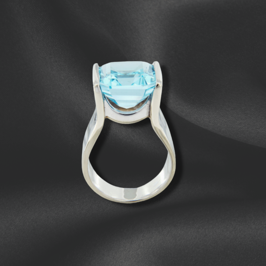 Aggie Blue Topaz Ring