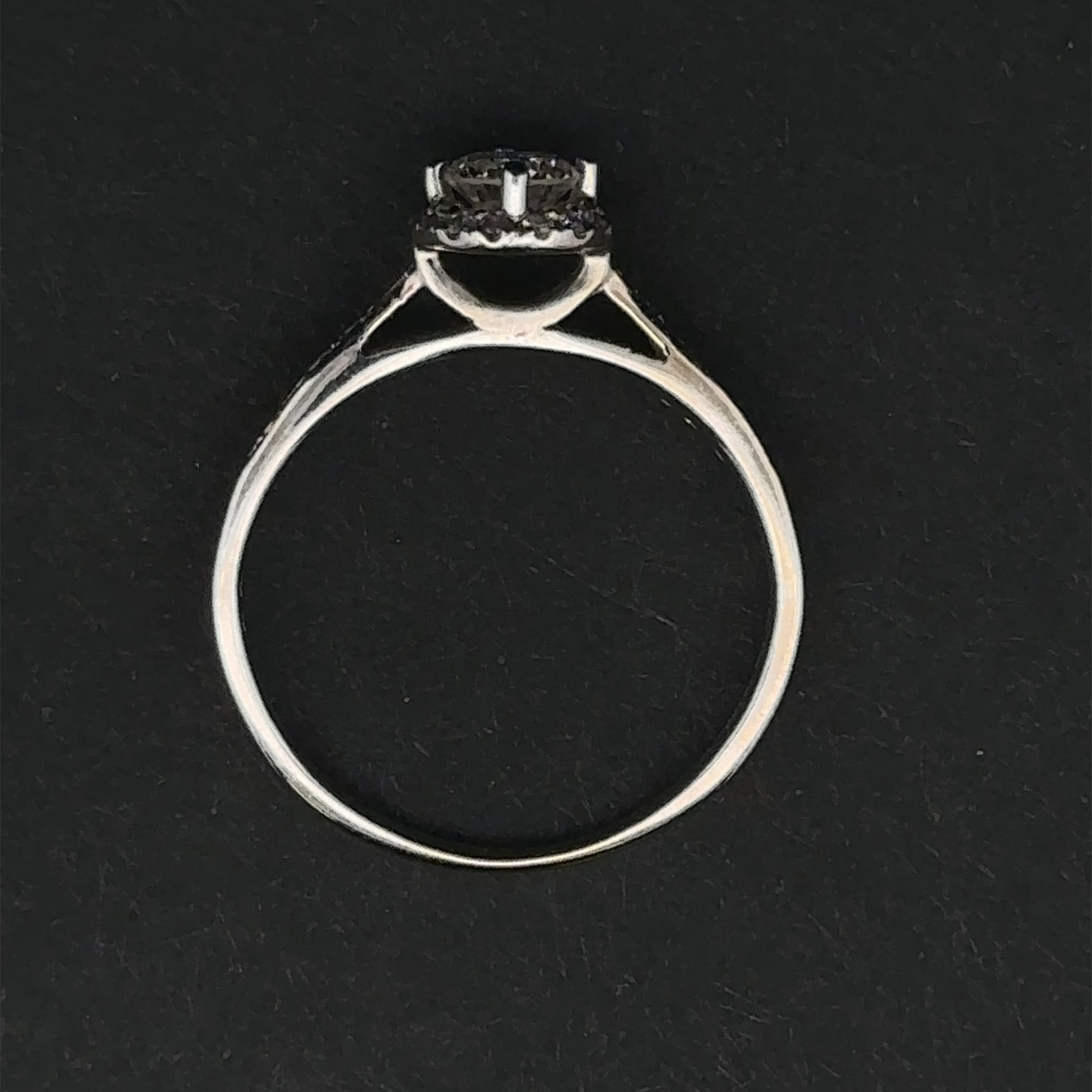 Kaiya 14KY .32CTW Kite Set Diamond Engagement Ring