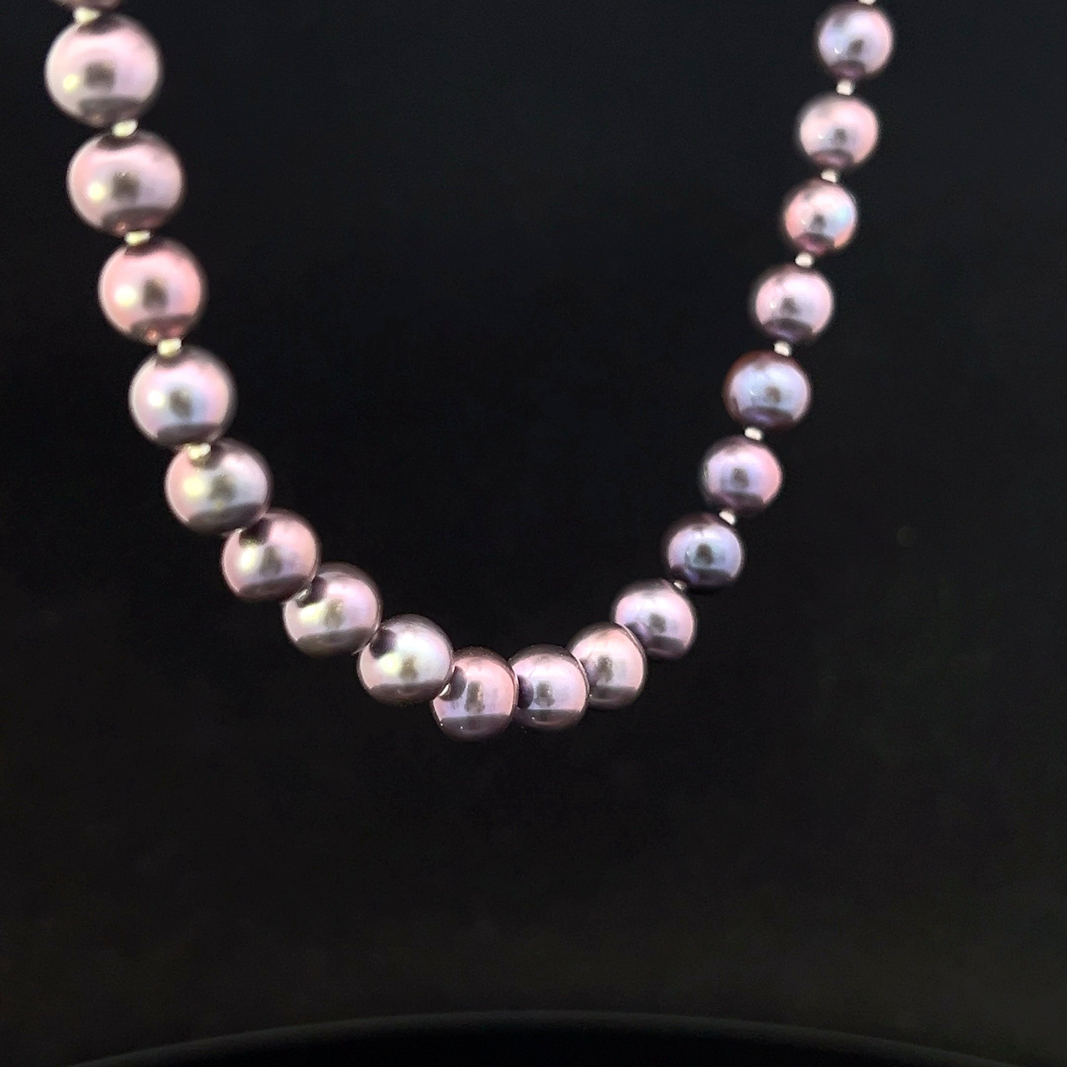 Sara 14K Yellow Gold 18" Peacock Pearl Necklace