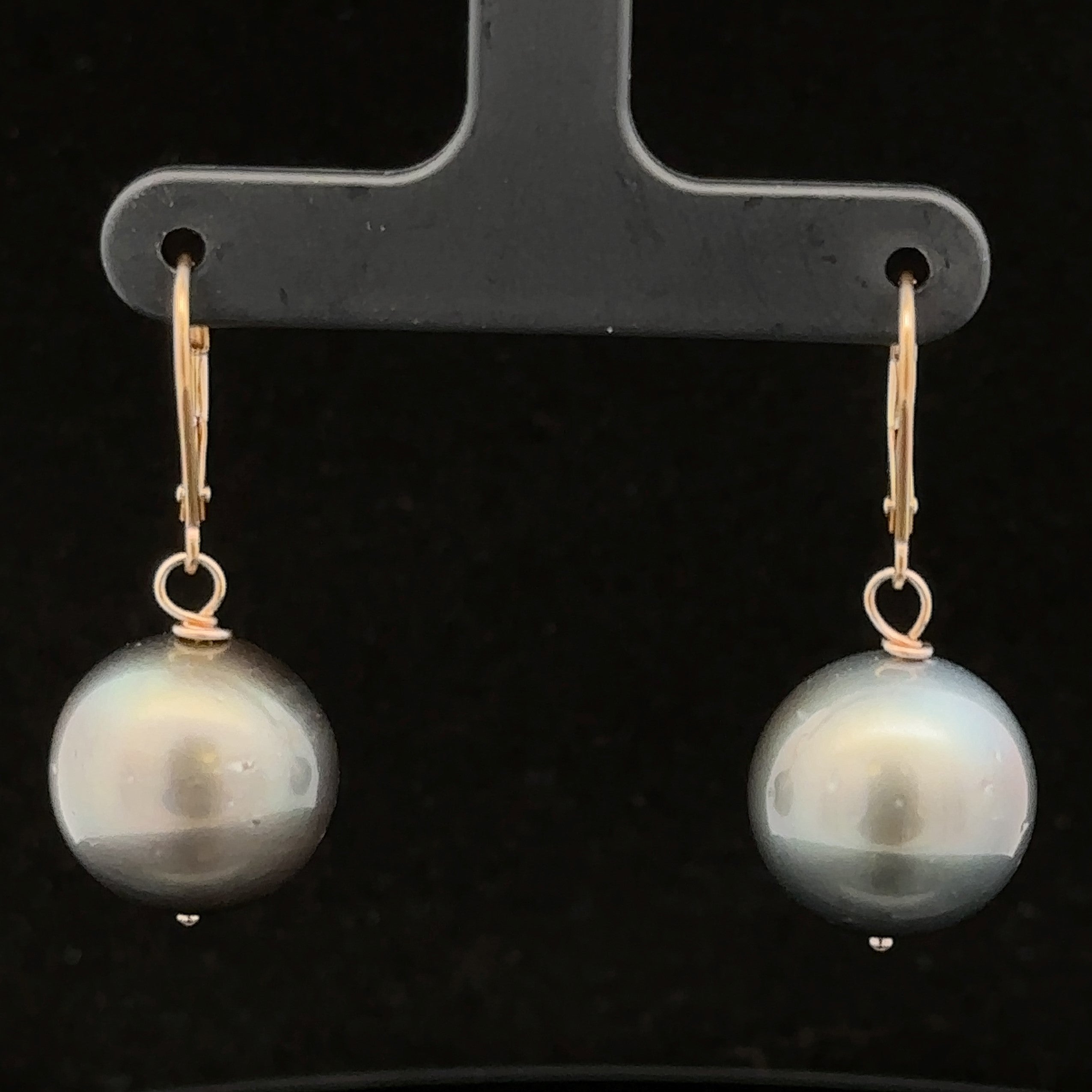 Bella Tahitian Pearl Earrings