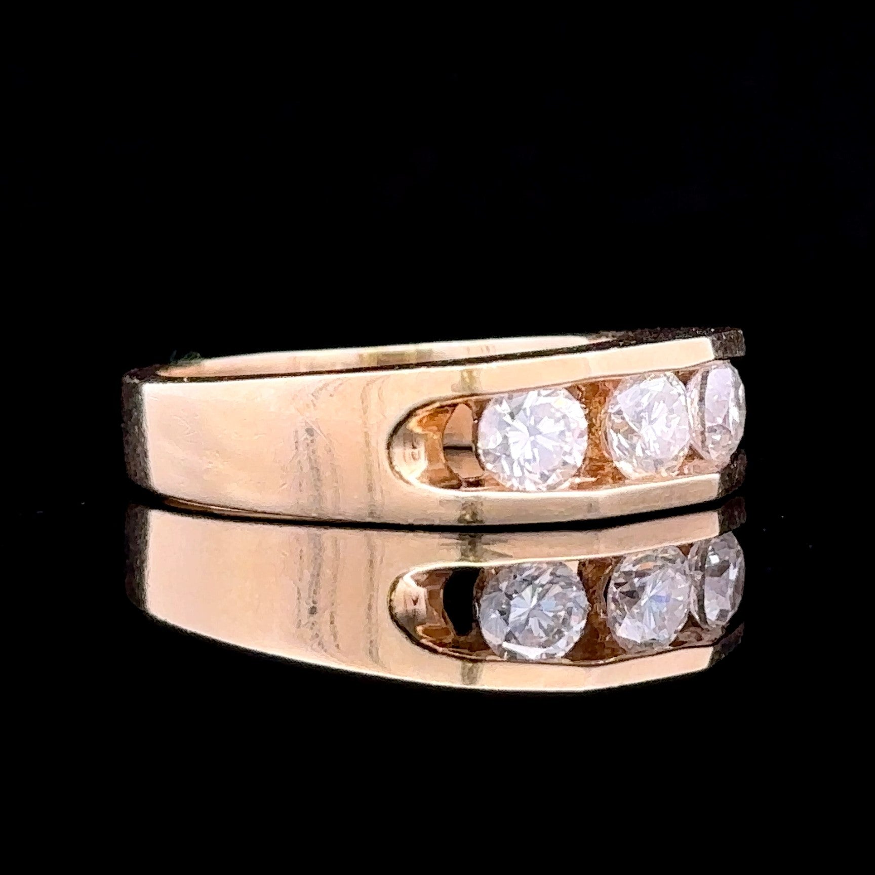 Derek 14KY .80 CTW 3-Diamond Ring