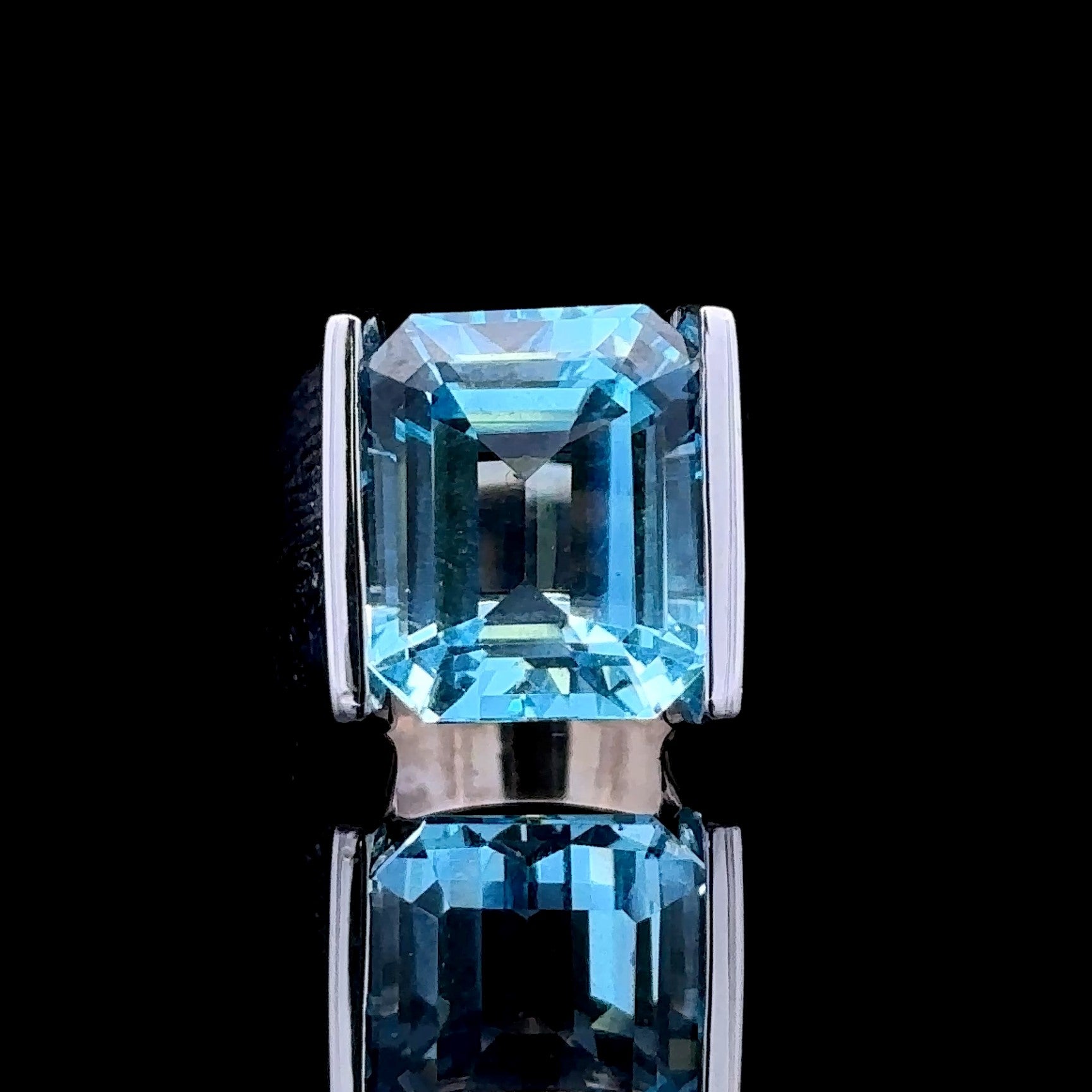 Aggie Blue Topaz Ring