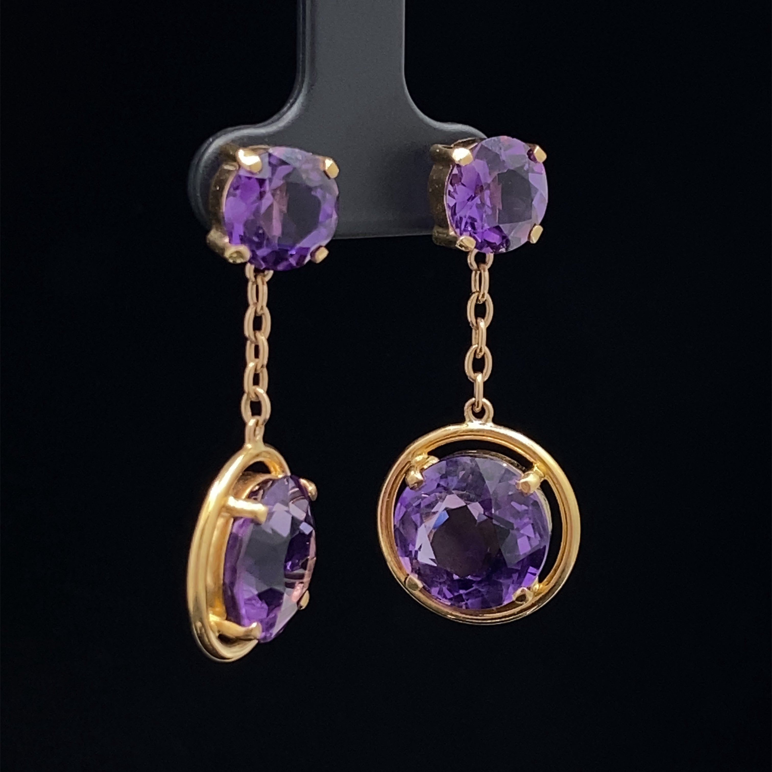 Andrea Amethyst Earrings