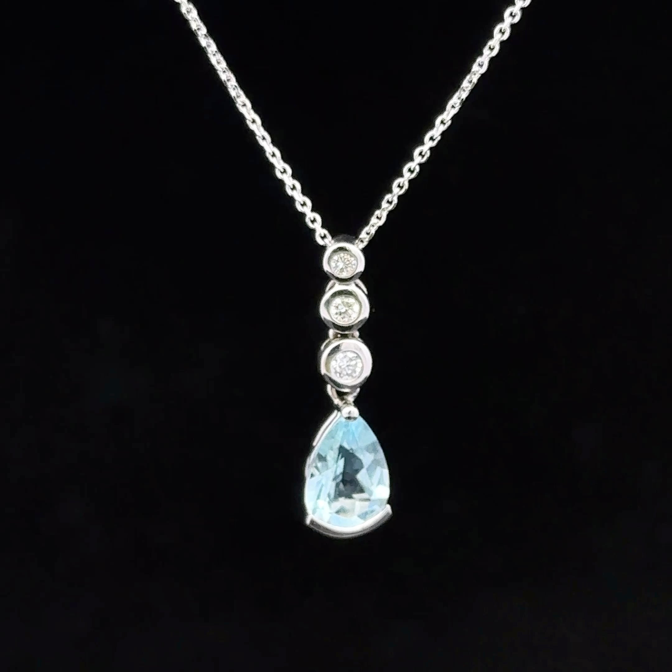 Angela Aquamarine Necklace