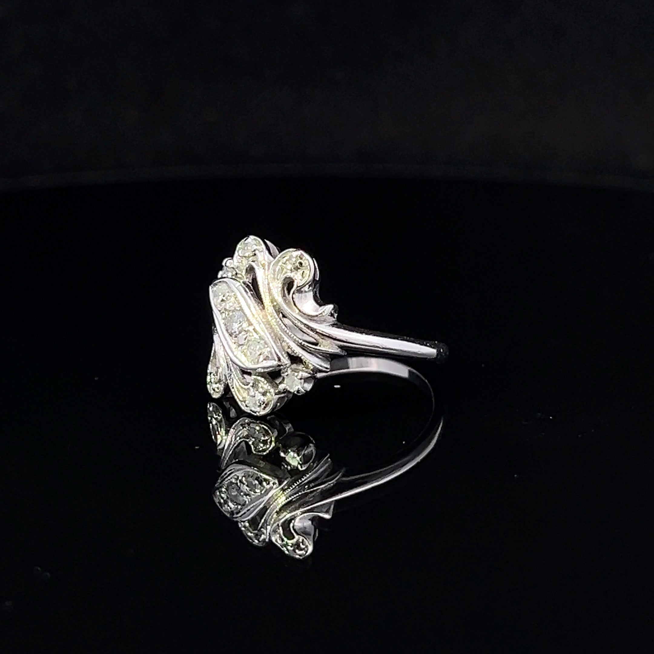 Teagan 14K White Gold Diamond Ring – 0.17 CTW