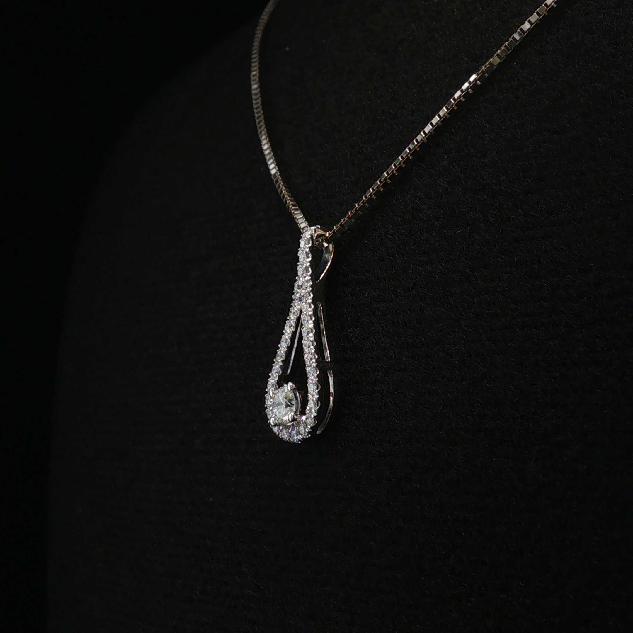 Viviana 14K White Gold Diamond Necklace