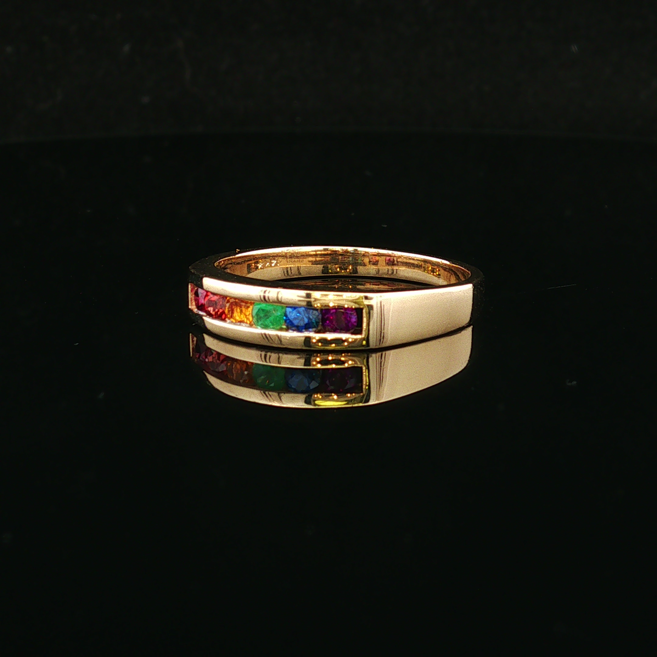 Thealynn 14K Yellow Gold Multi Gemstone Ring