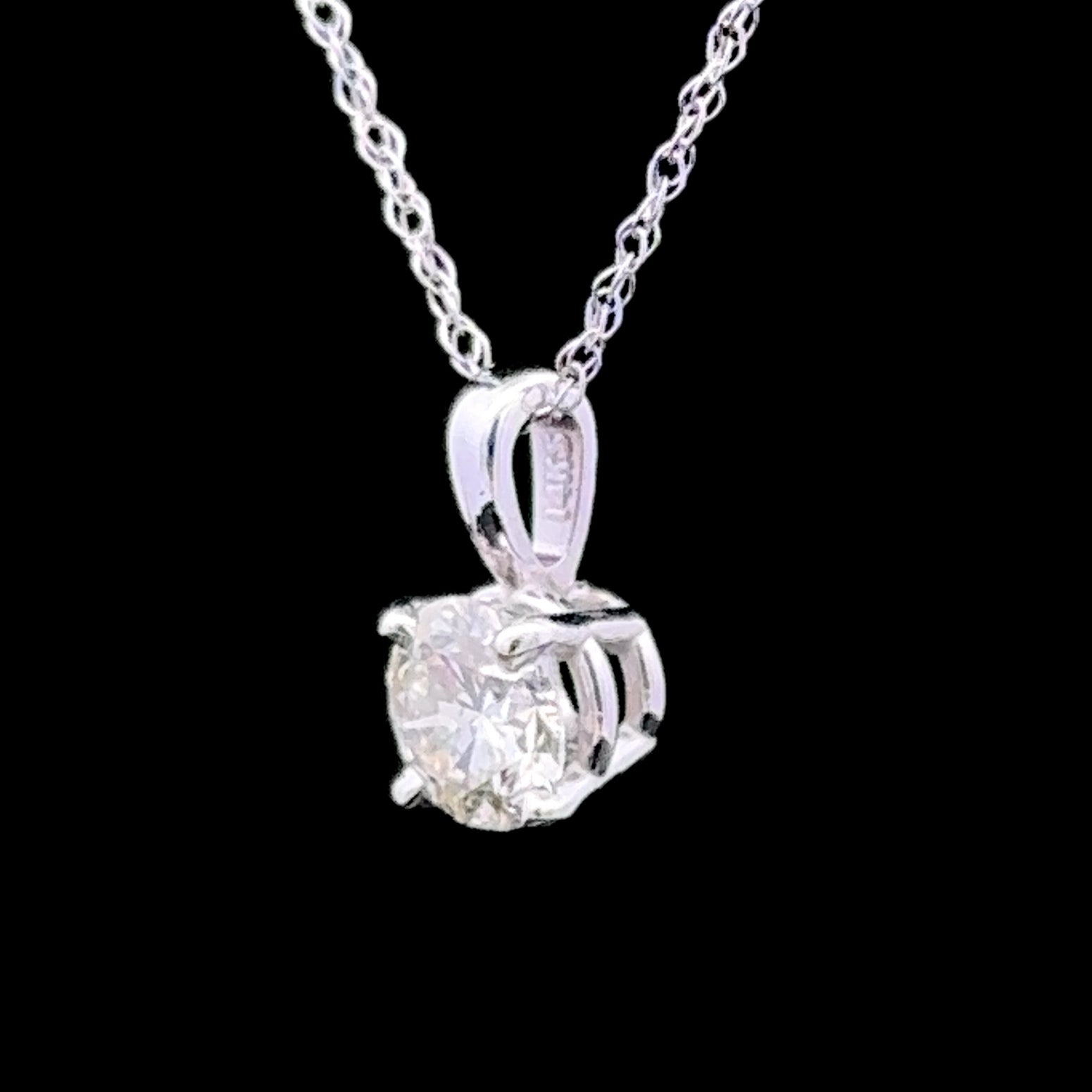 Bailee 14K White Gold Diamond Necklace