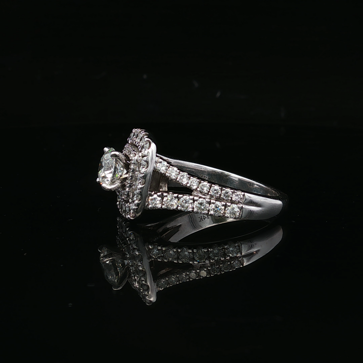 Calla 14k White Gold 1.58ctw Diamond Ring