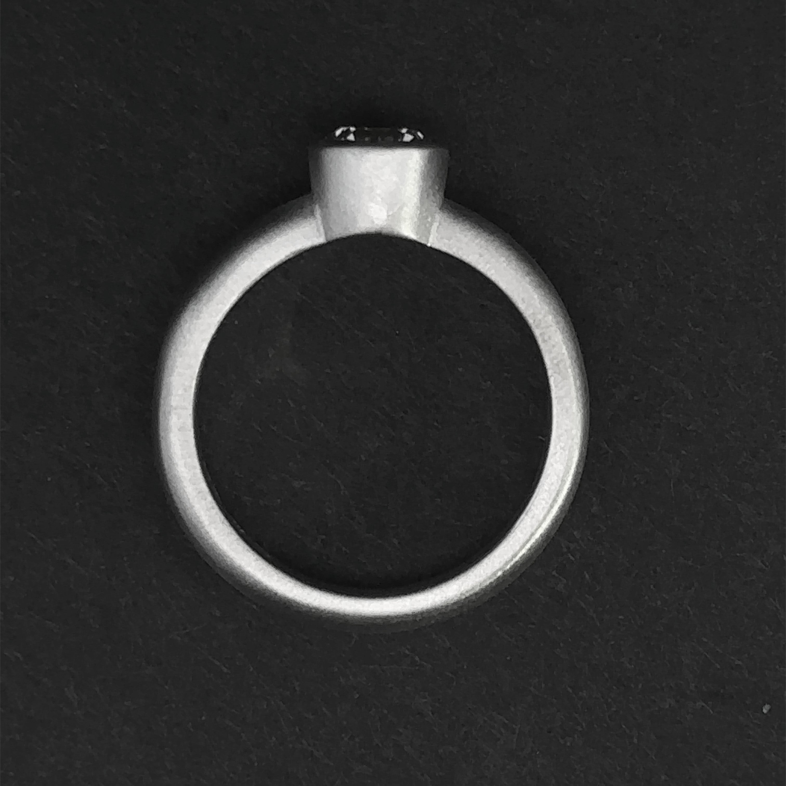 Vera 14K White Gold Solitaire Engagement Ring