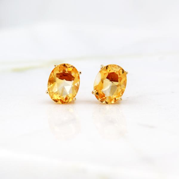 Charley Citrine Earrings