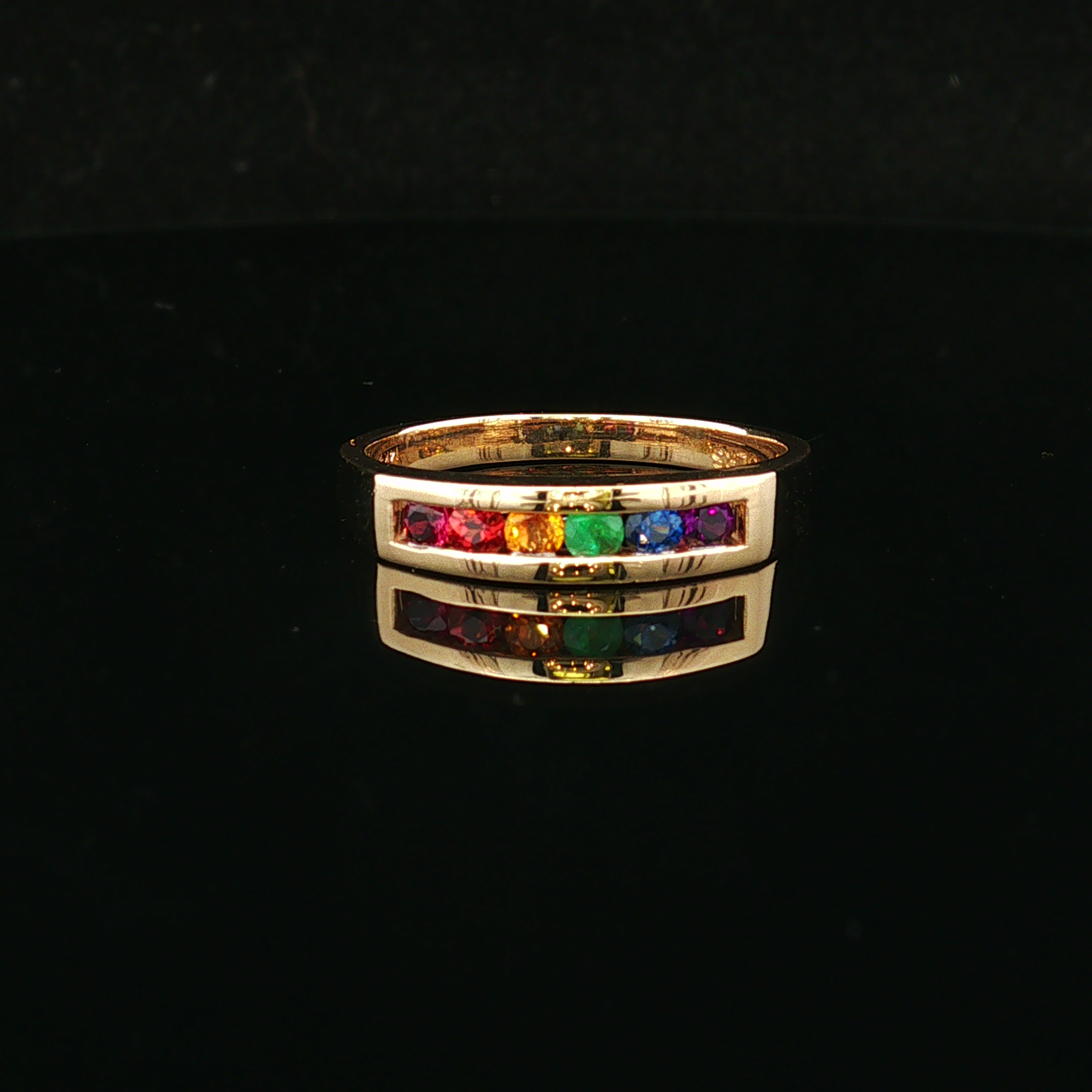 Thealynn 14K Yellow Gold Multi Gemstone Ring