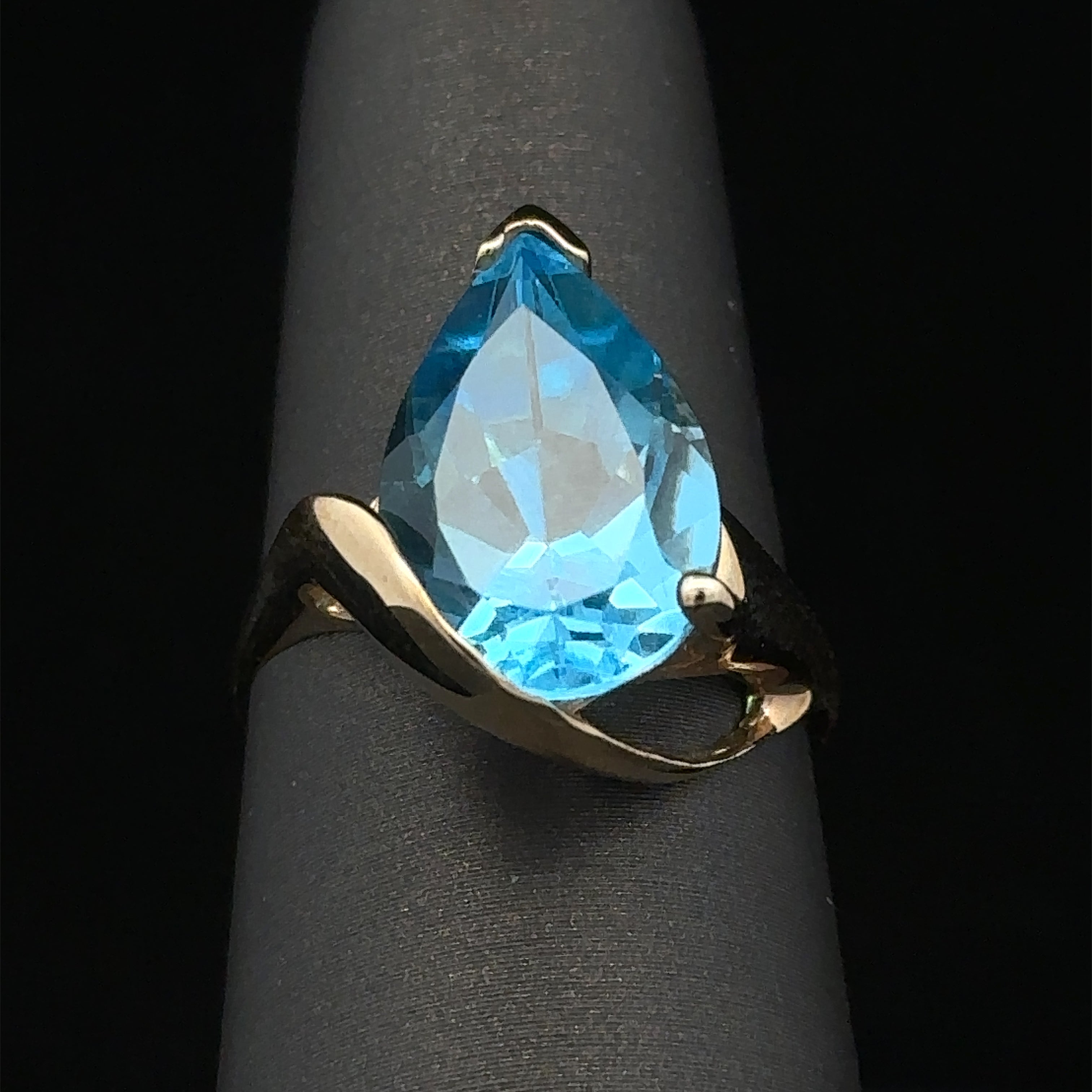 Mercy Yellow Gold Topaz Fashion Ring