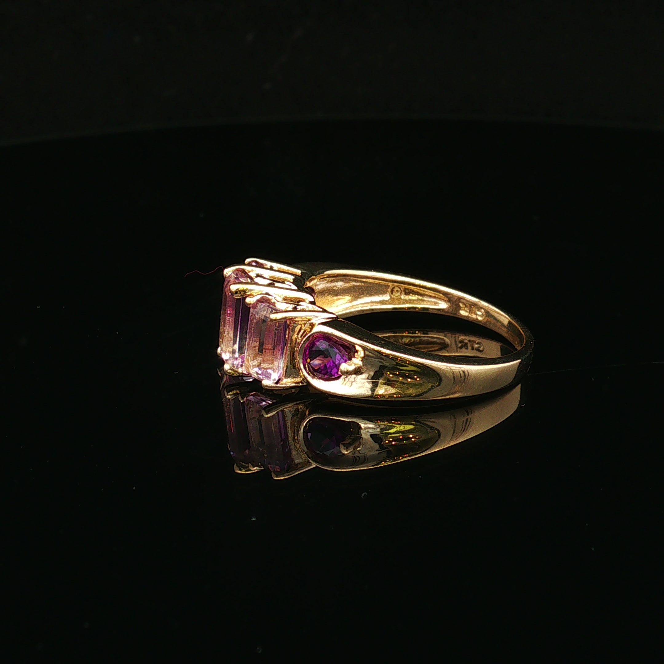Elisea 10KY 2.50 CTW Ametrine Ring