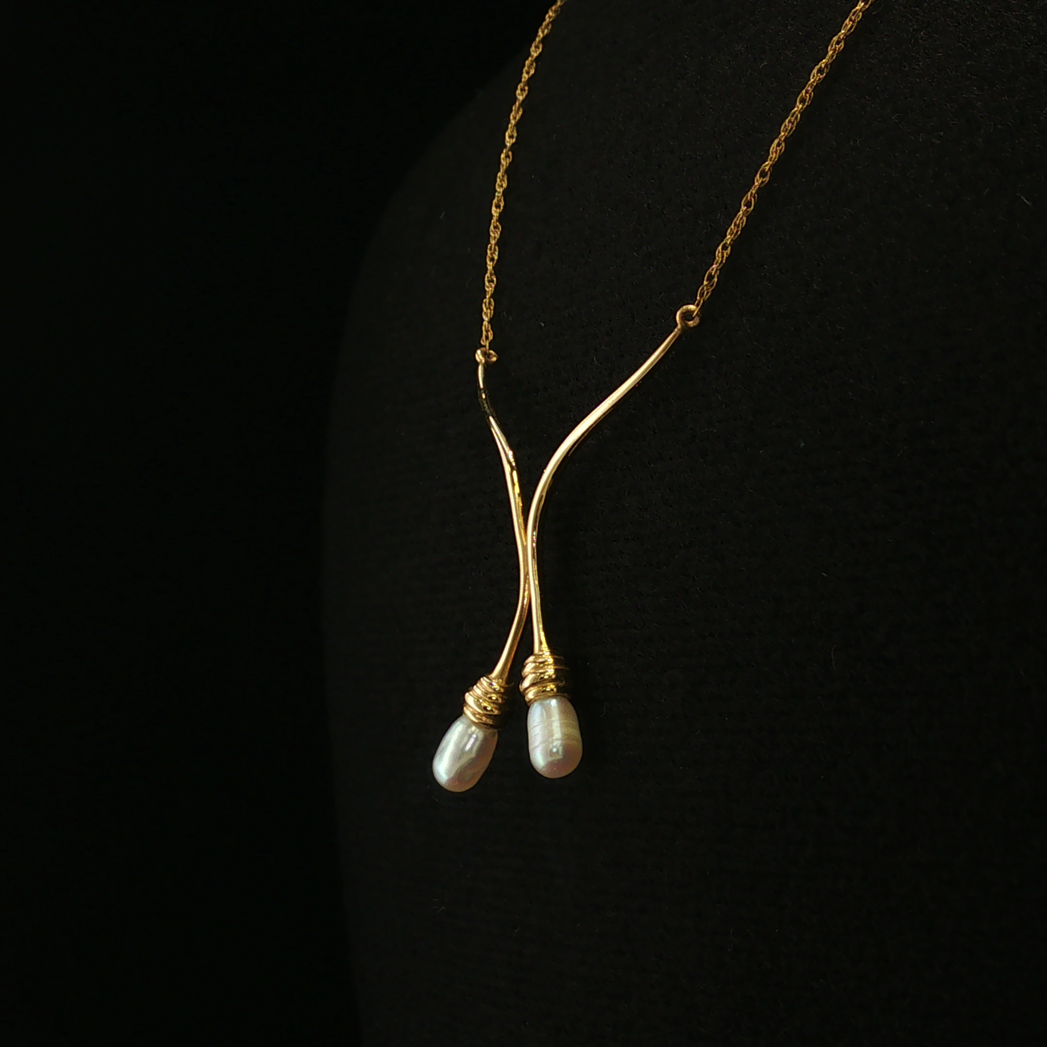 Giselle 14K Yellow Gold Freshwater Pearl Necklace