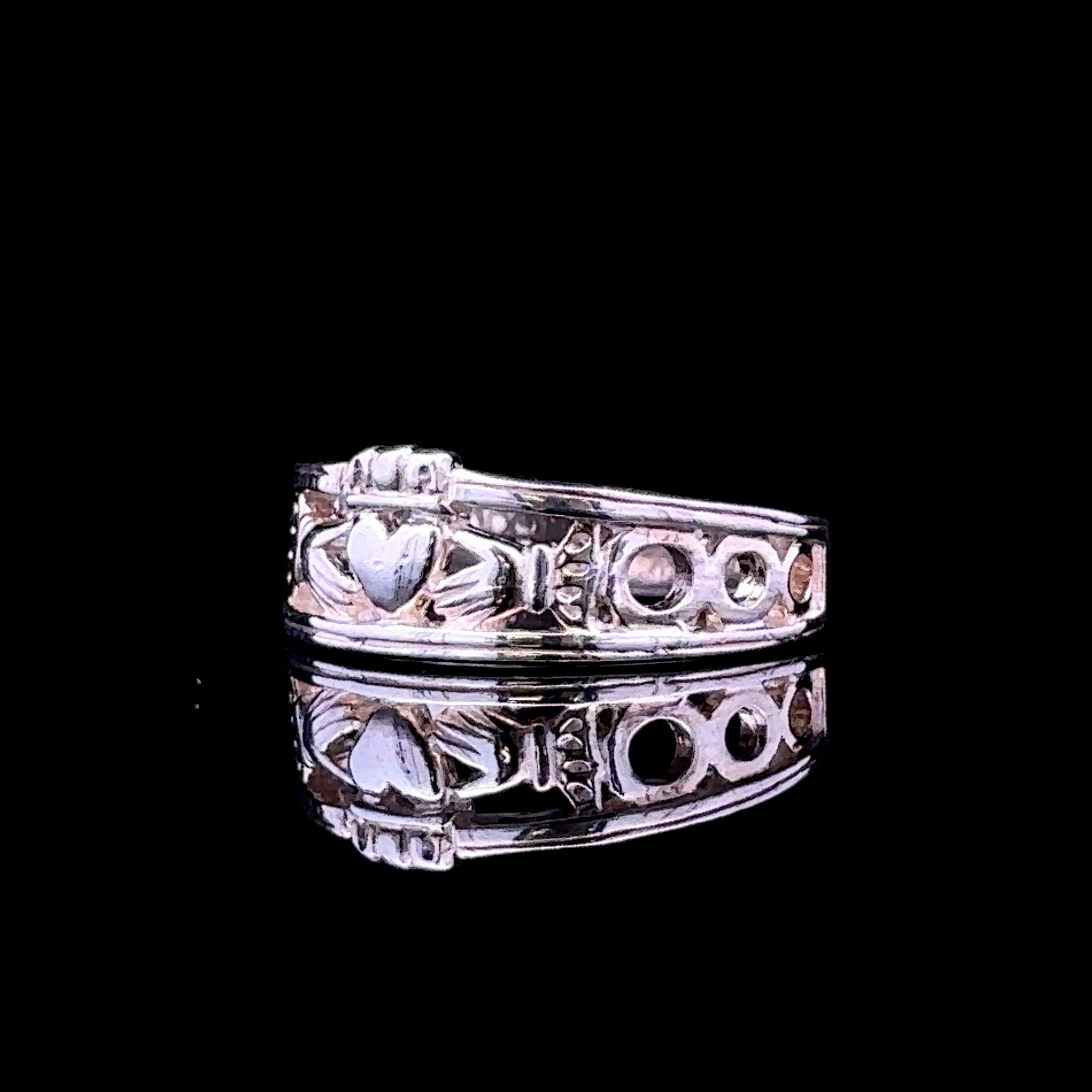 Kyla Sterling Silver Claddagh Ring