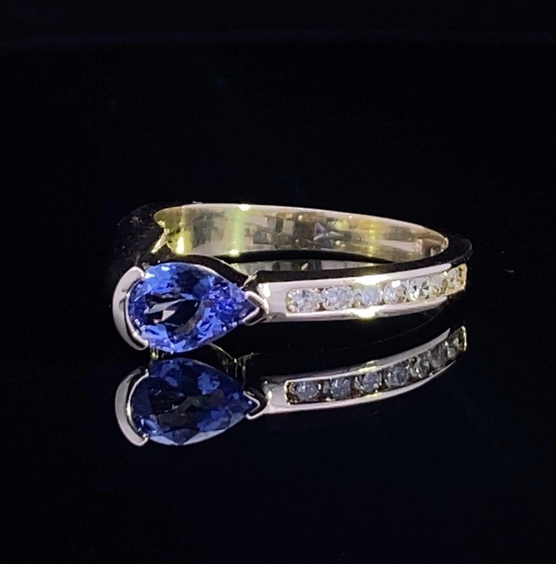 Linda Tanzanite and Diamond Ring