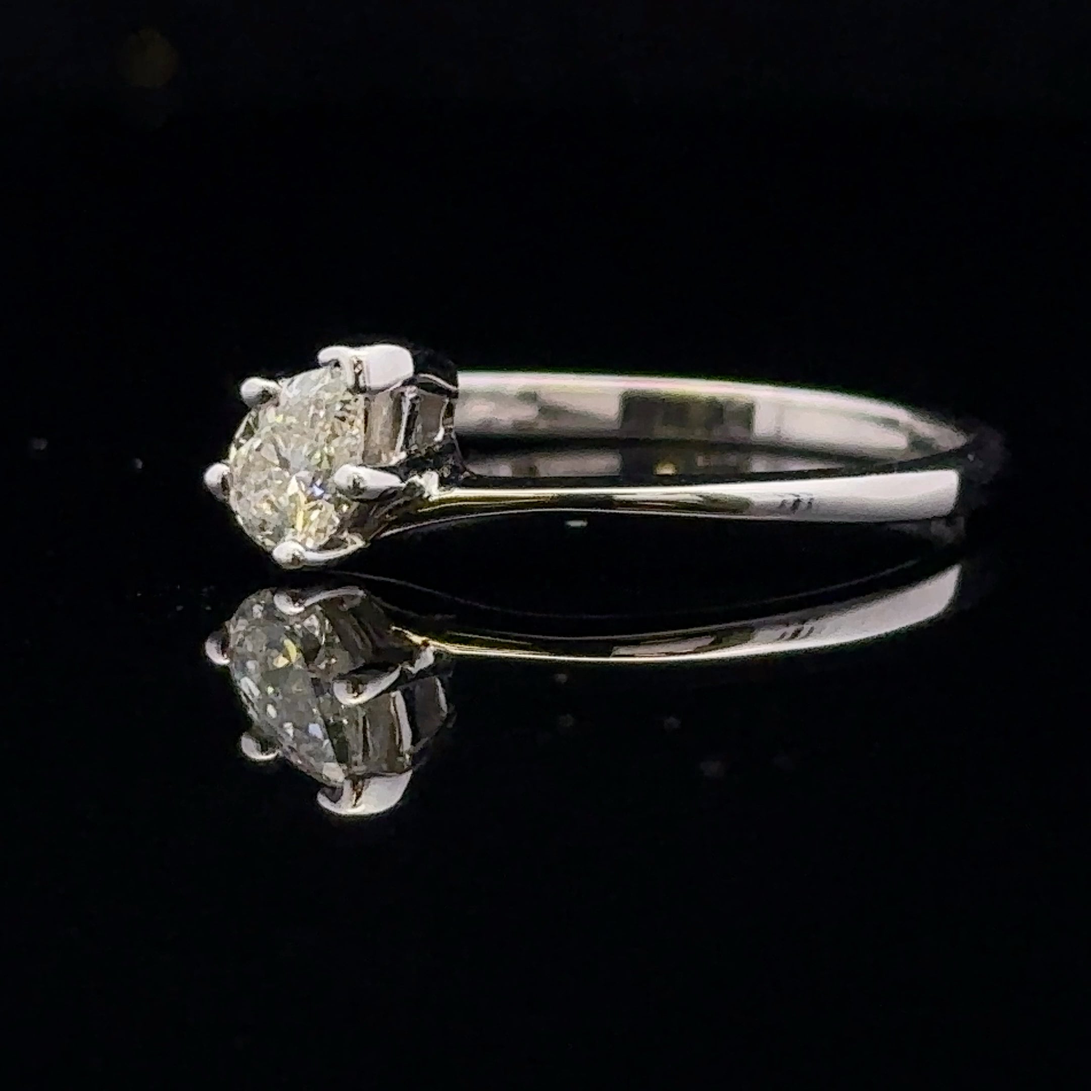 Ariyah 14KW .23CT Pear Shape Diamond Engagement Ring