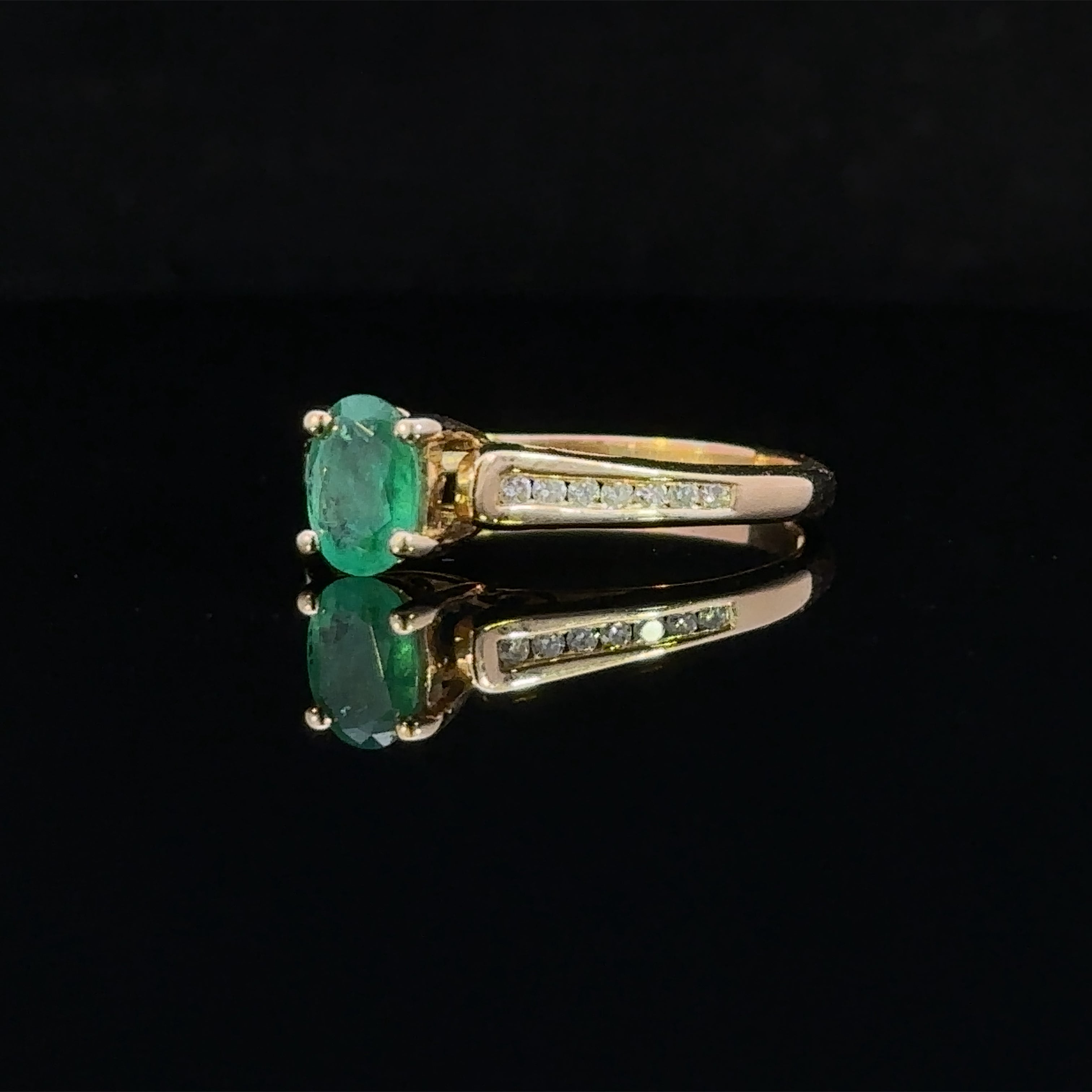 Angelica Emerald Ring