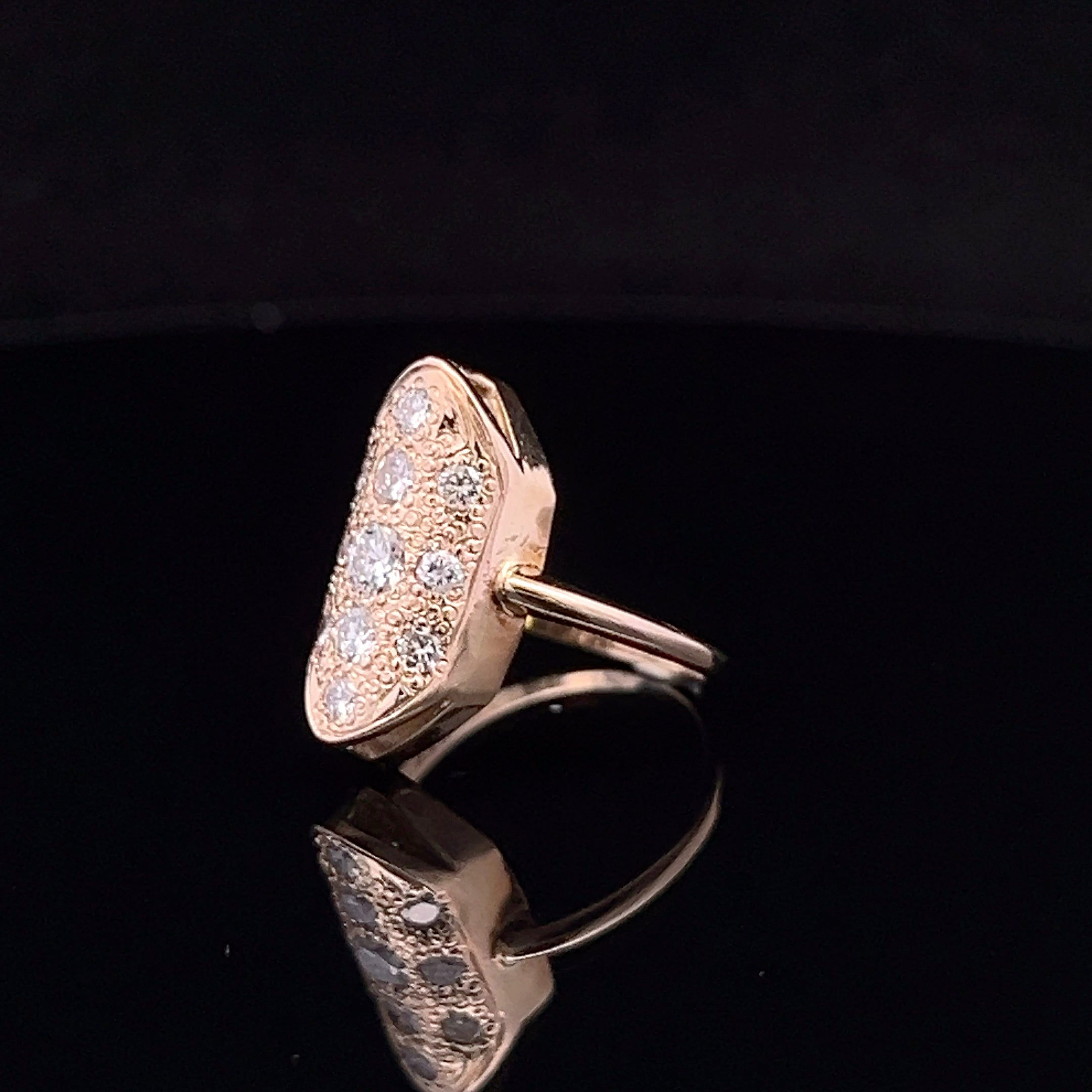 Kaitlyn 14KY Vintage Diamond Ring