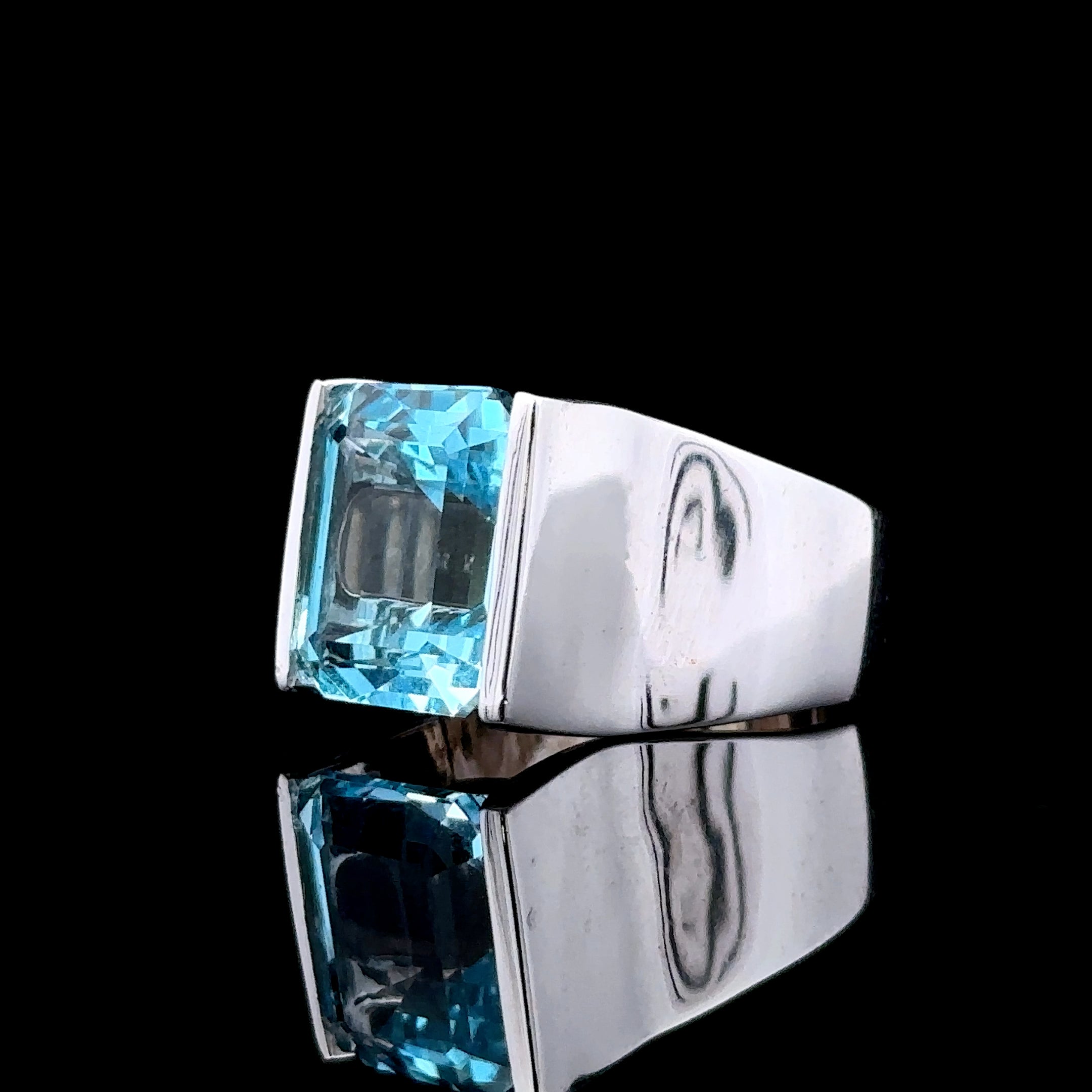 Aggie Blue Topaz Ring